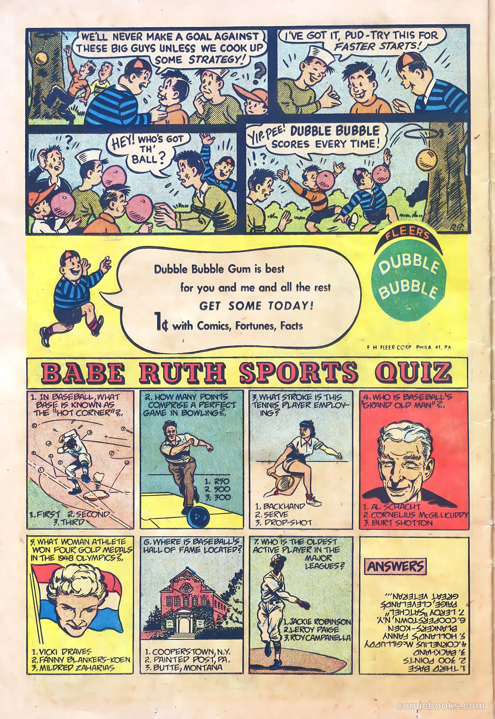 Babe Ruth Sports Comics #4 — page 22 of 32