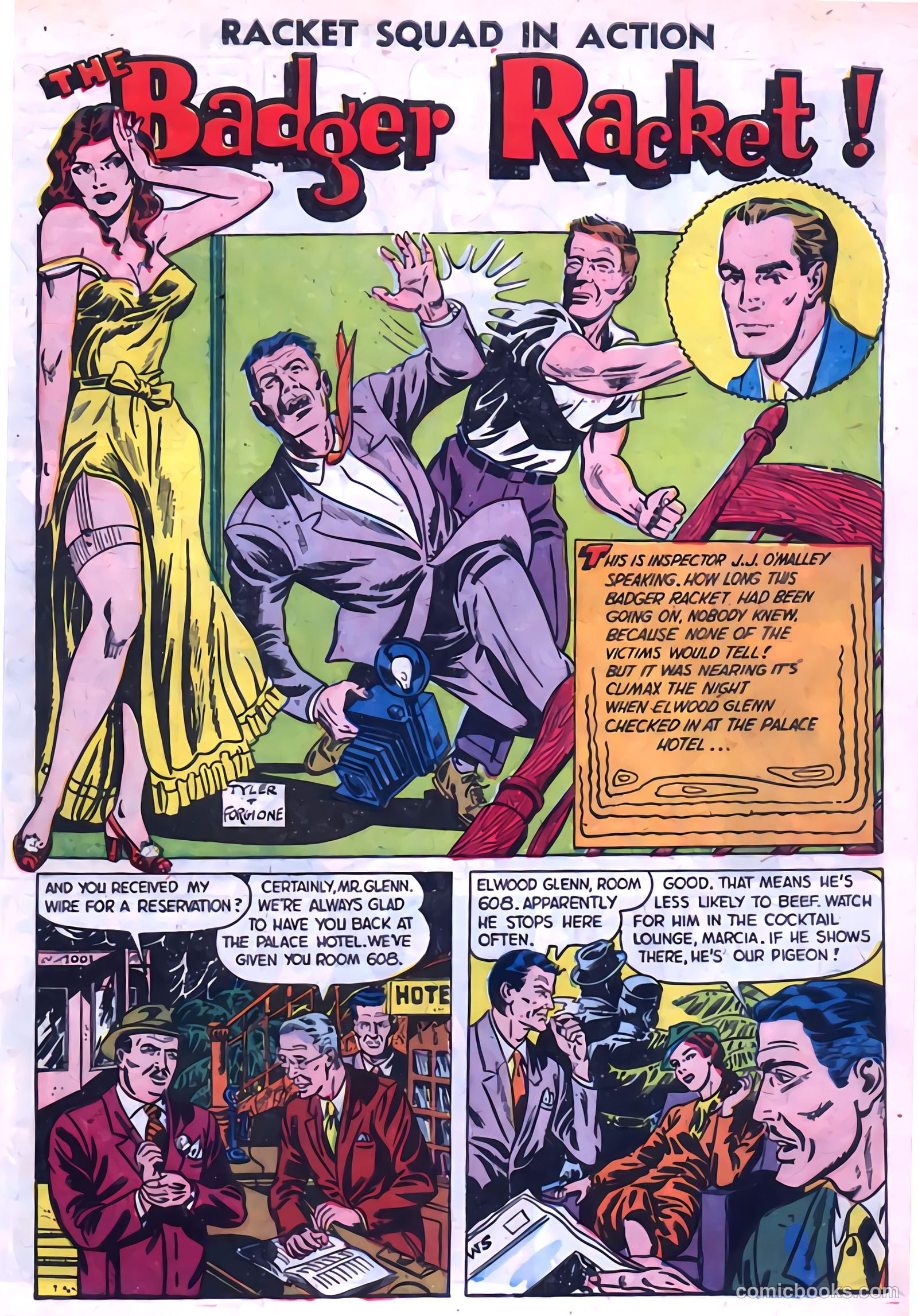 Racket Squad in Action #1 — page 3 of 36