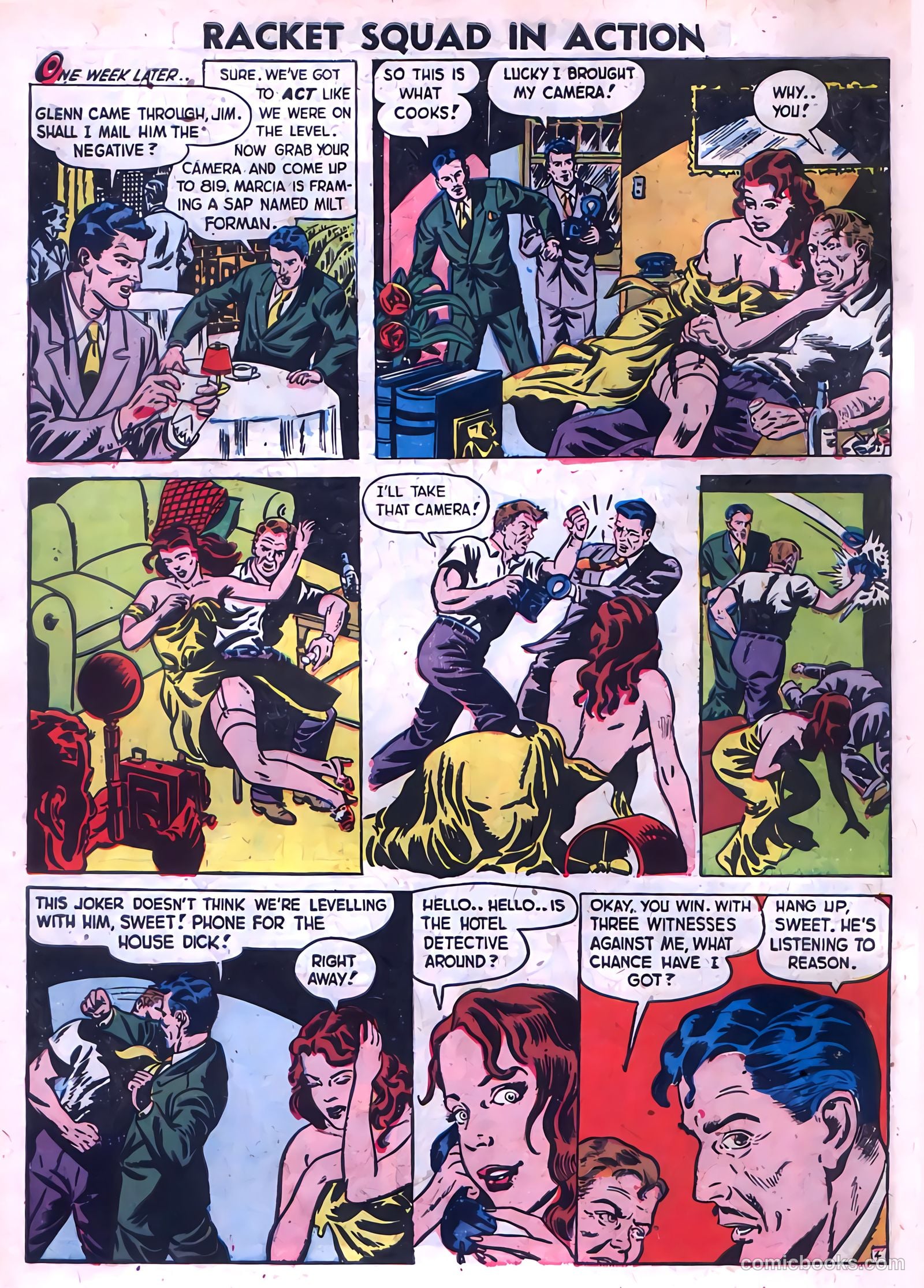 Racket Squad in Action #1 — page 6 of 36