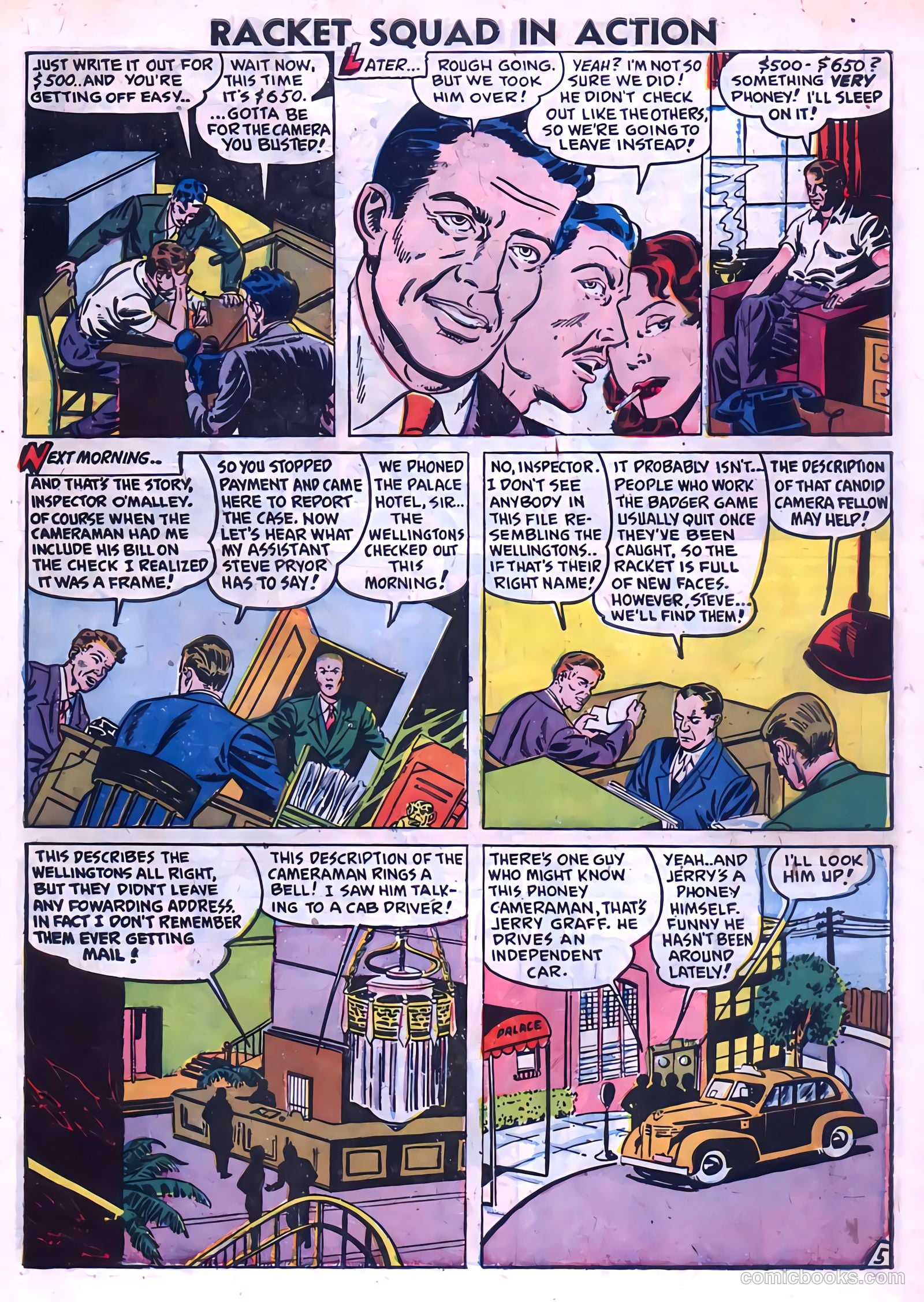 Racket Squad in Action #1 — page 7 of 36