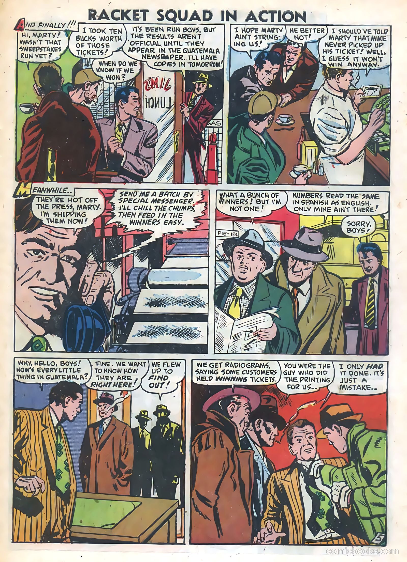 Racket Squad in Action #1 — page 31 of 36