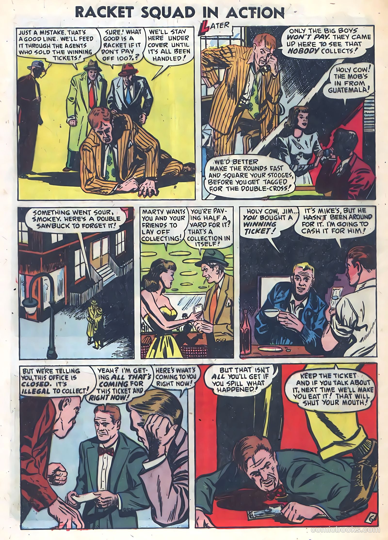 Racket Squad in Action #1 — page 32 of 36