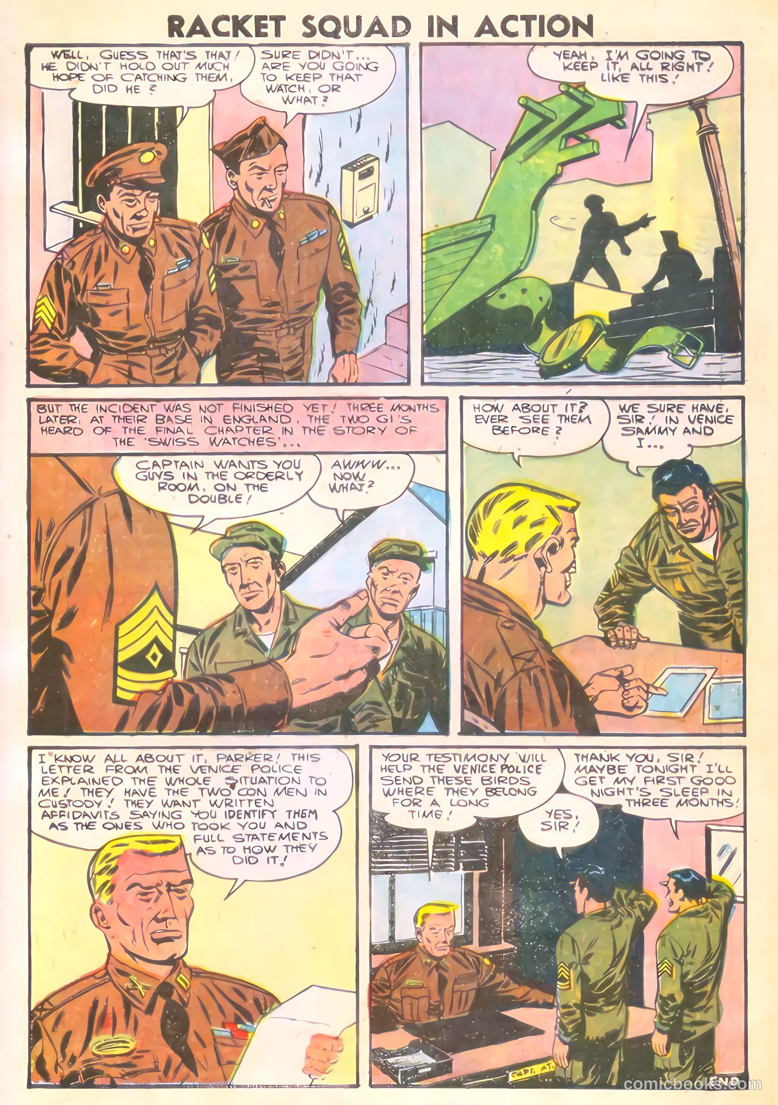 Racket Squad in Action #21 — page 33 of 36