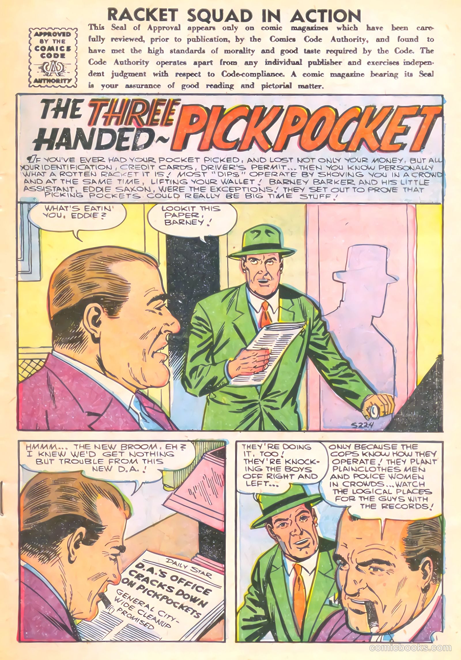 Racket Squad in Action #22 — page 3 of 36