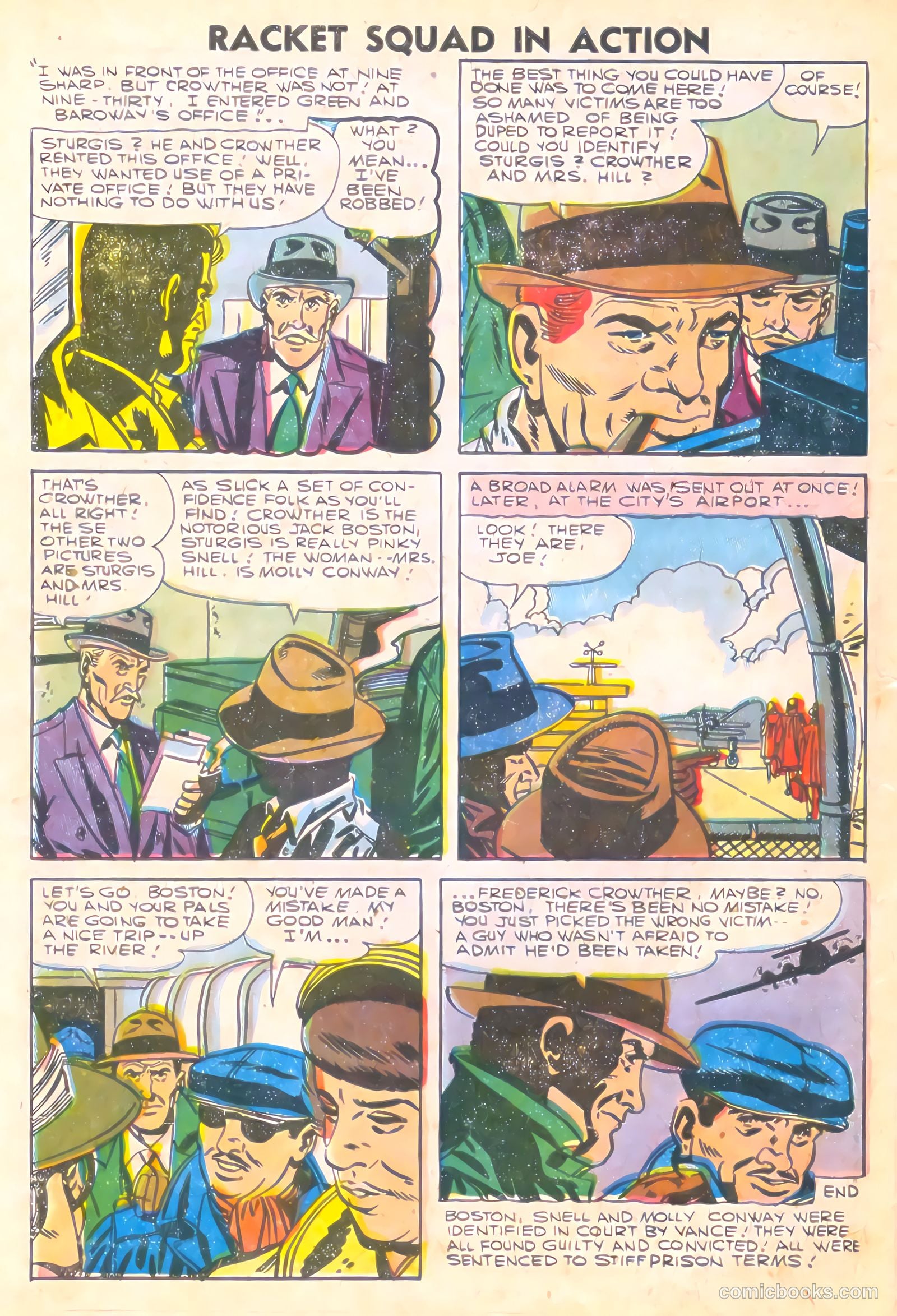 Racket Squad in Action #24 — page 32 of 36