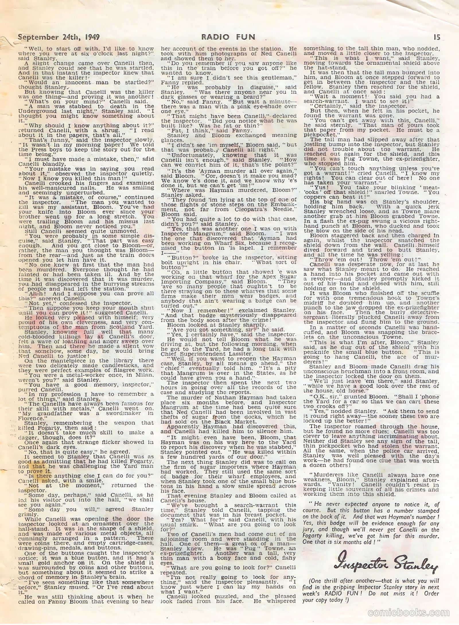 Radio Fun #572 — page 15 of 16