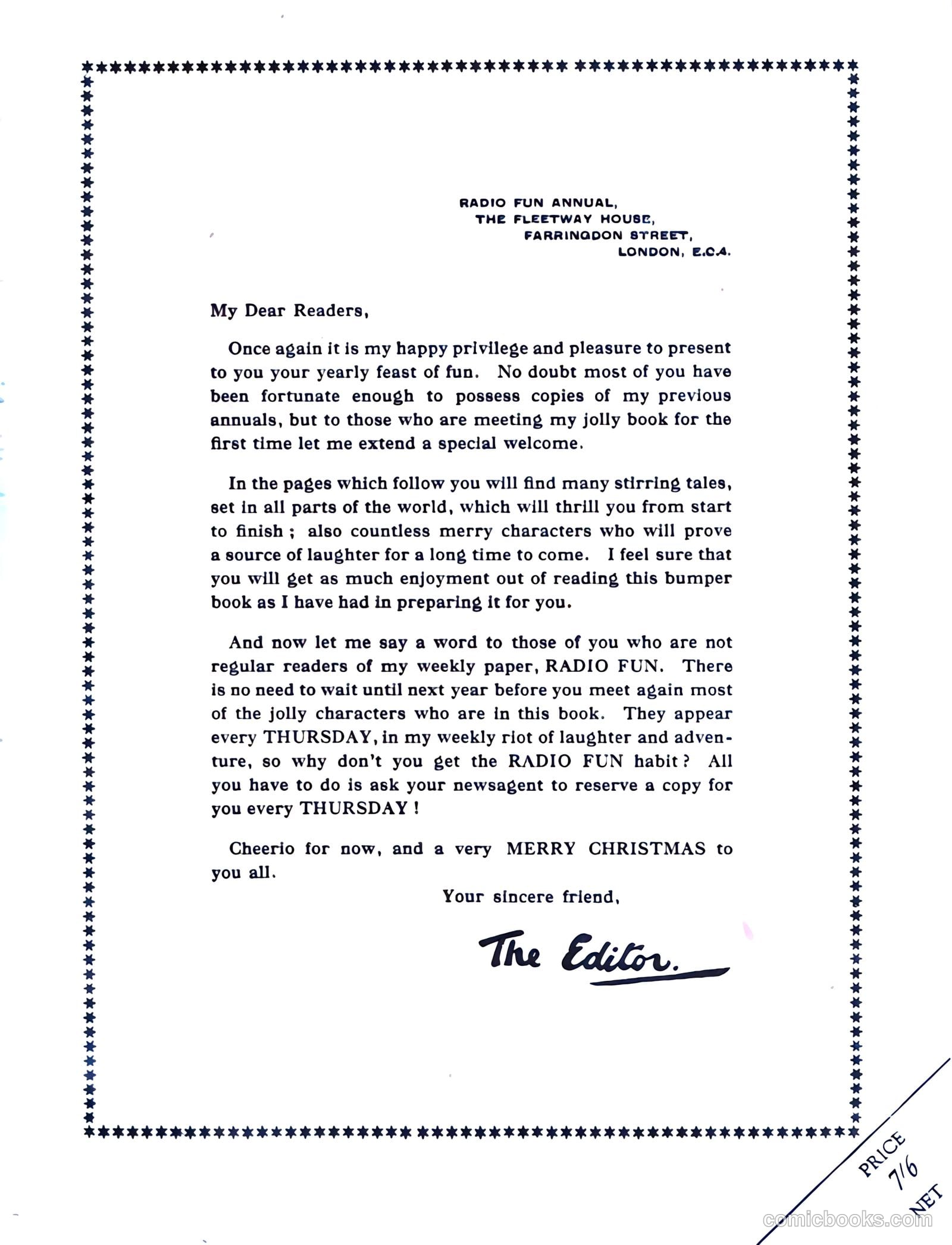 Radio Fun Annual #1948 — page 2 of 194