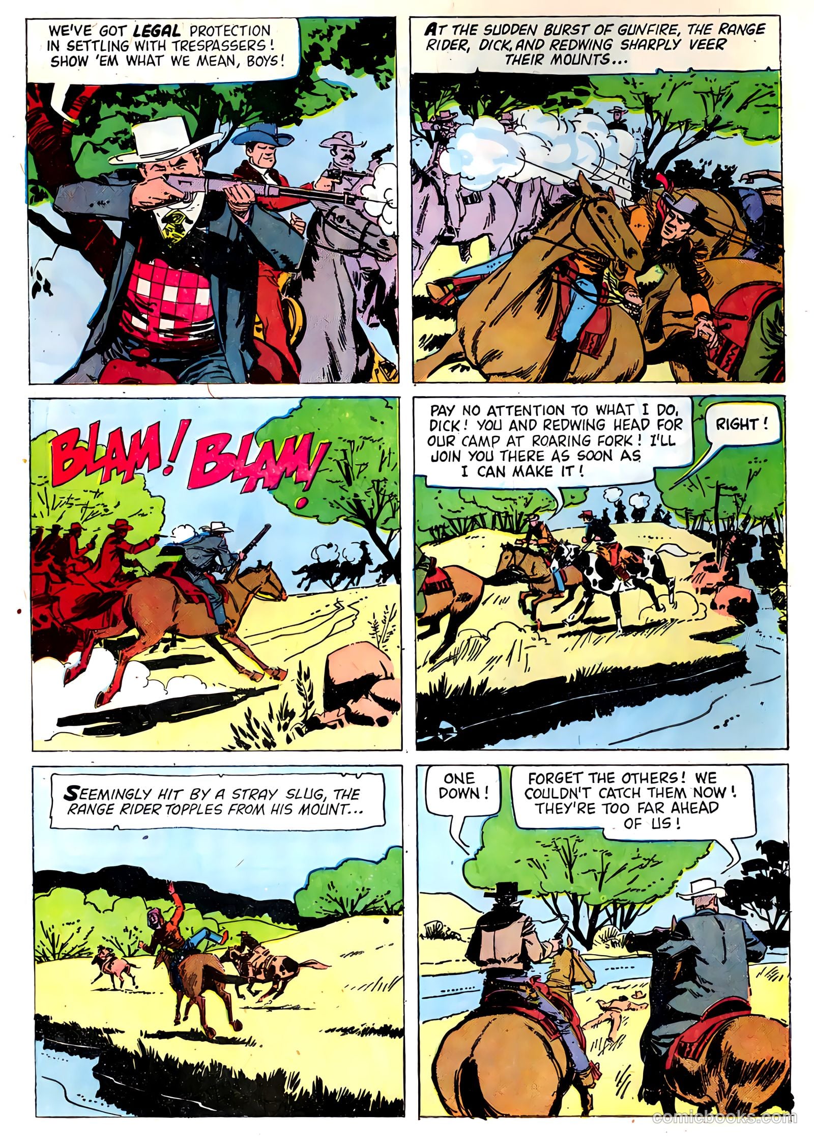 The Flying A's Range Rider #22 — page 8 of 36