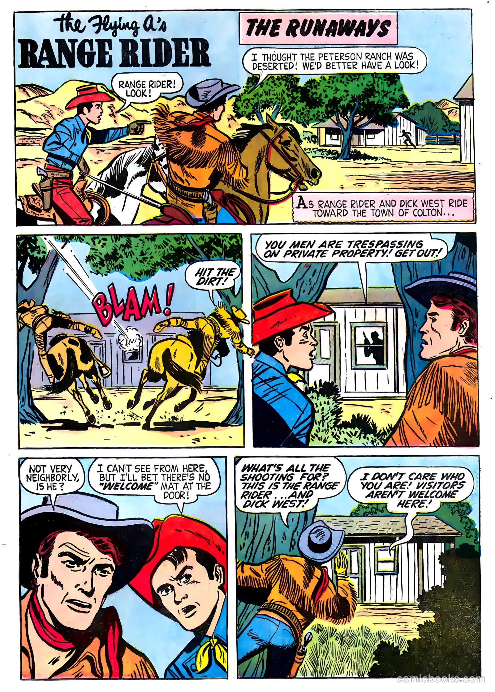 The Flying A's Range Rider #22 — page 25 of 36