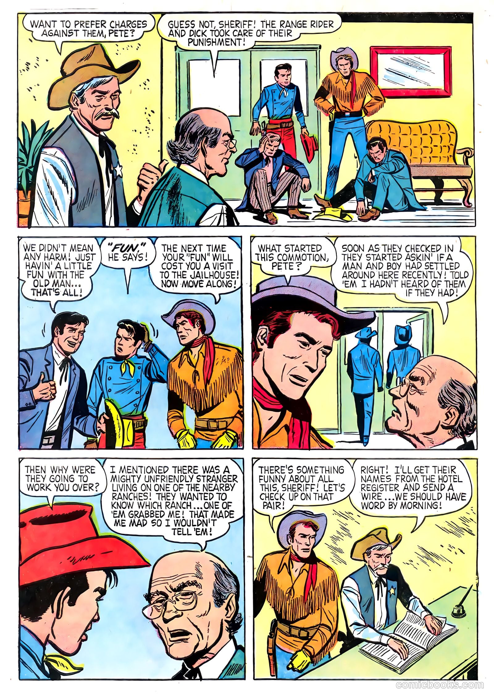 The Flying A's Range Rider #22 — page 30 of 36