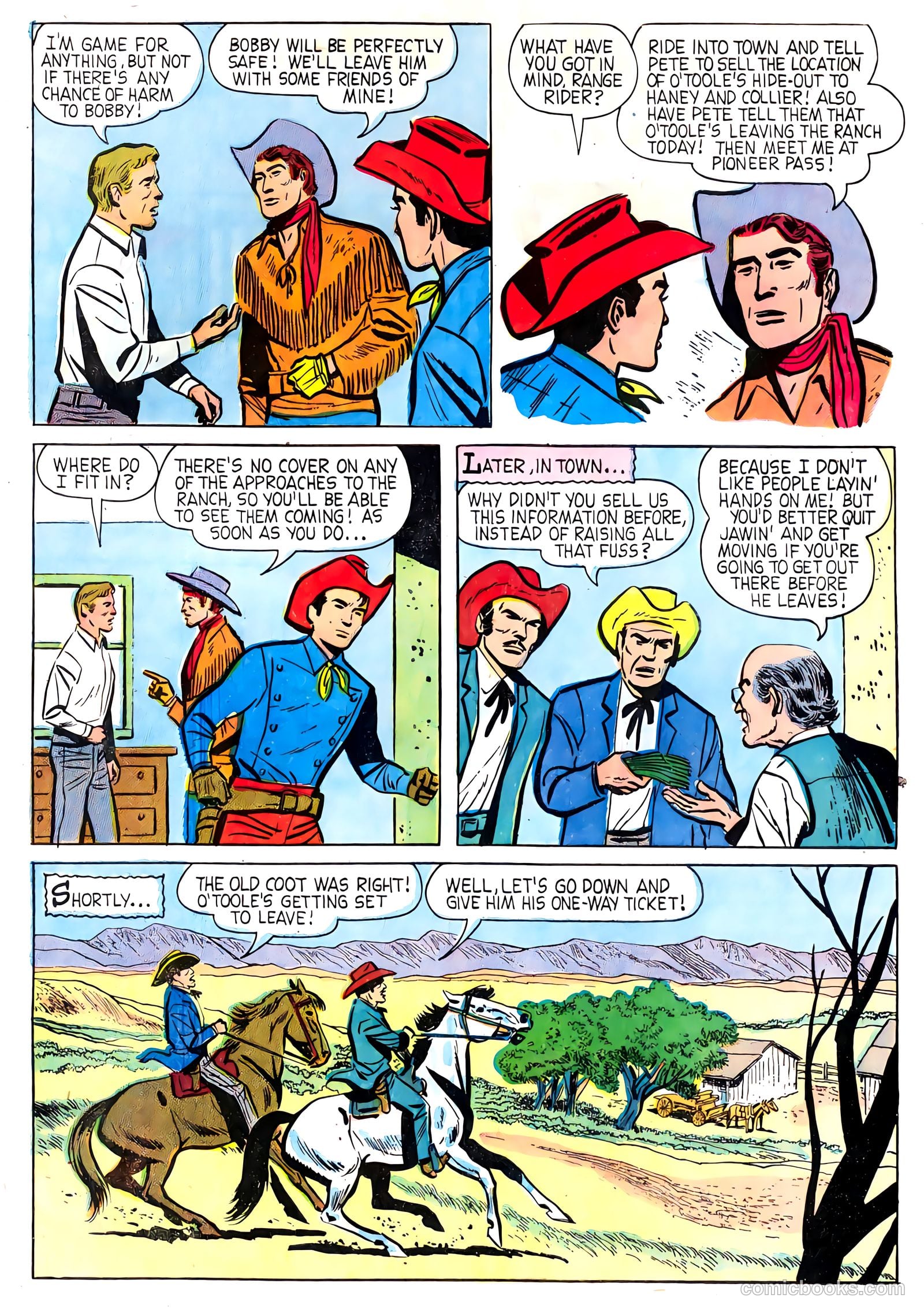 The Flying A's Range Rider #22 — page 32 of 36