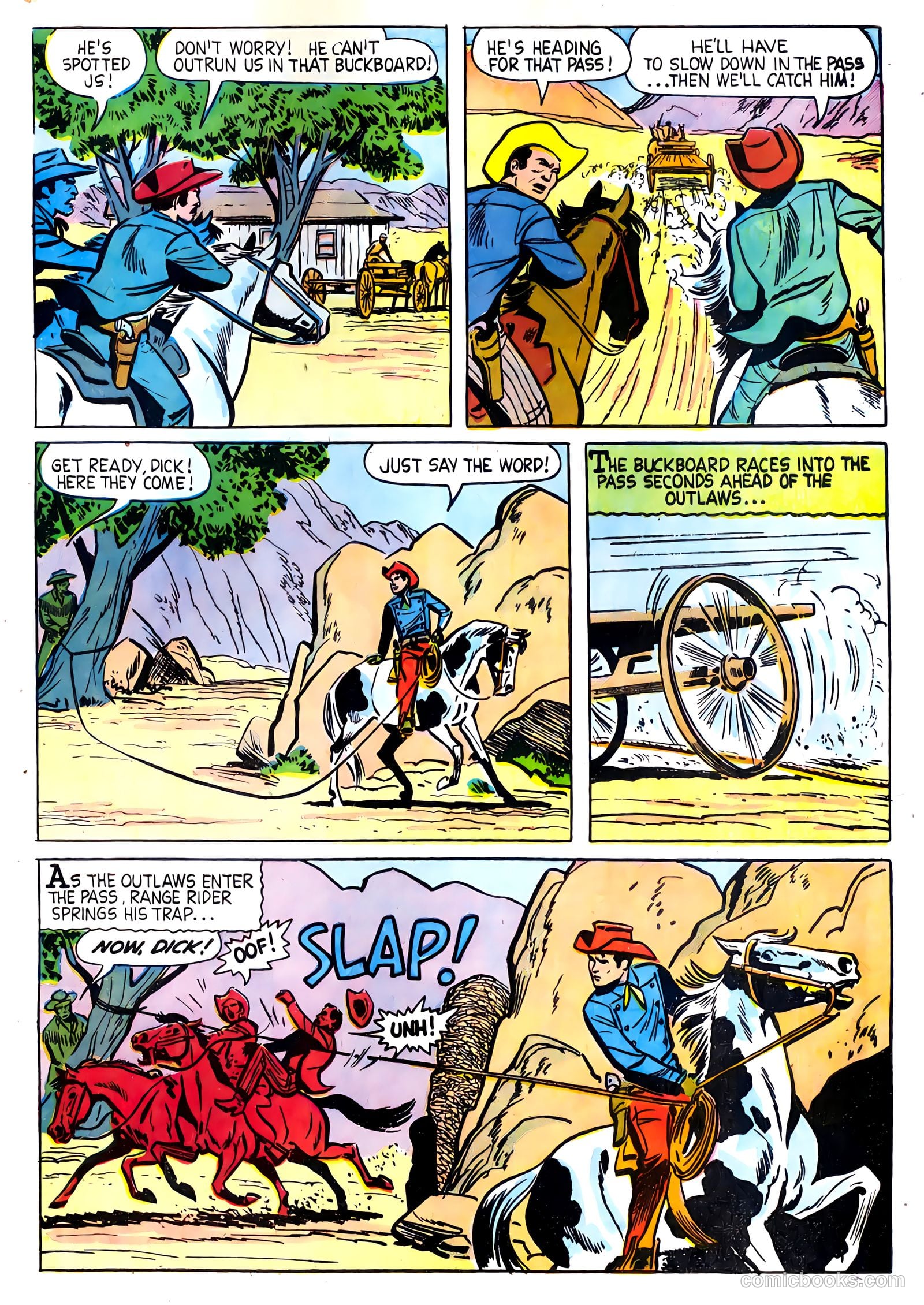 The Flying A's Range Rider #22 — page 33 of 36