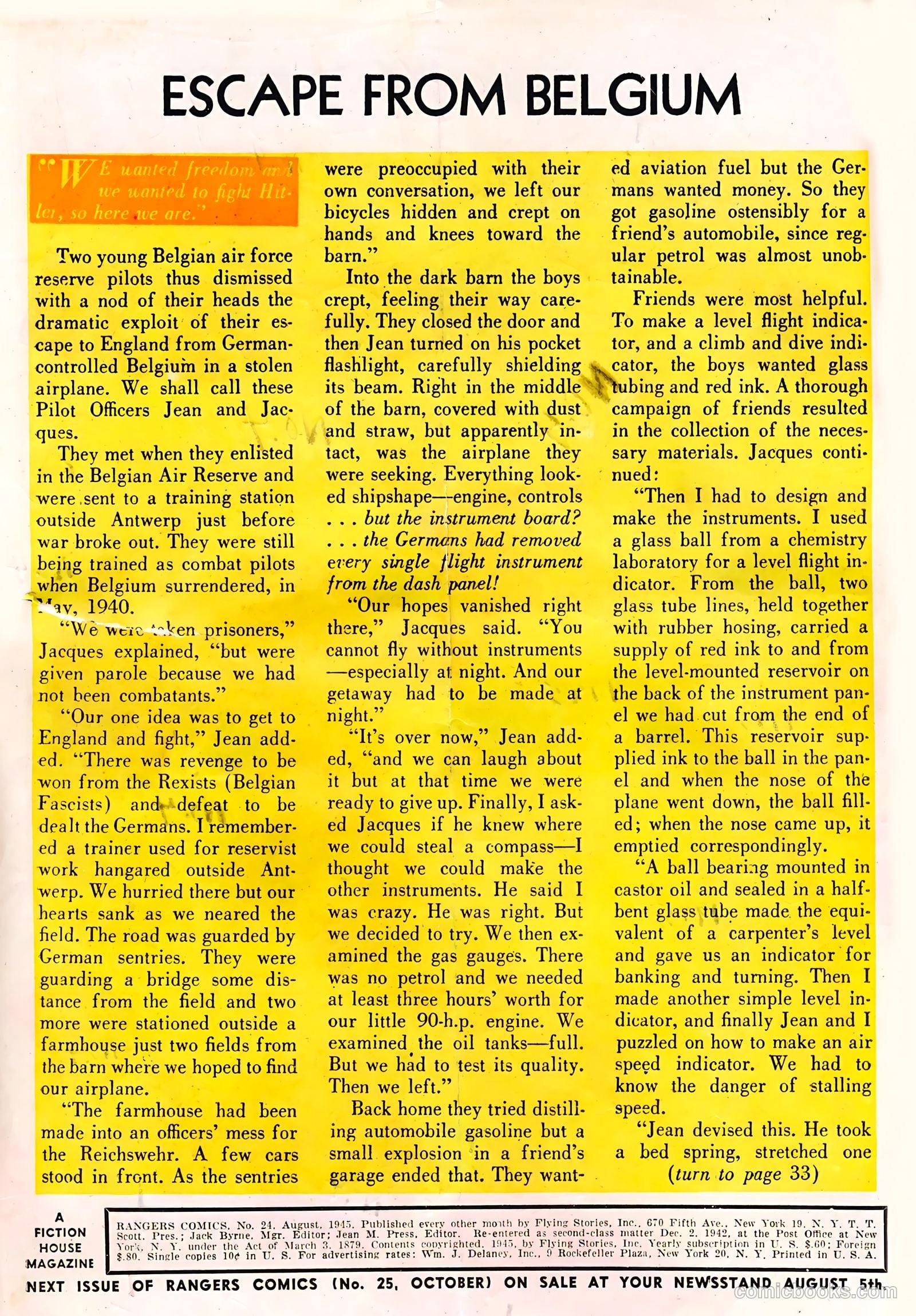 Rangers Comics #24 — page 2 of 36