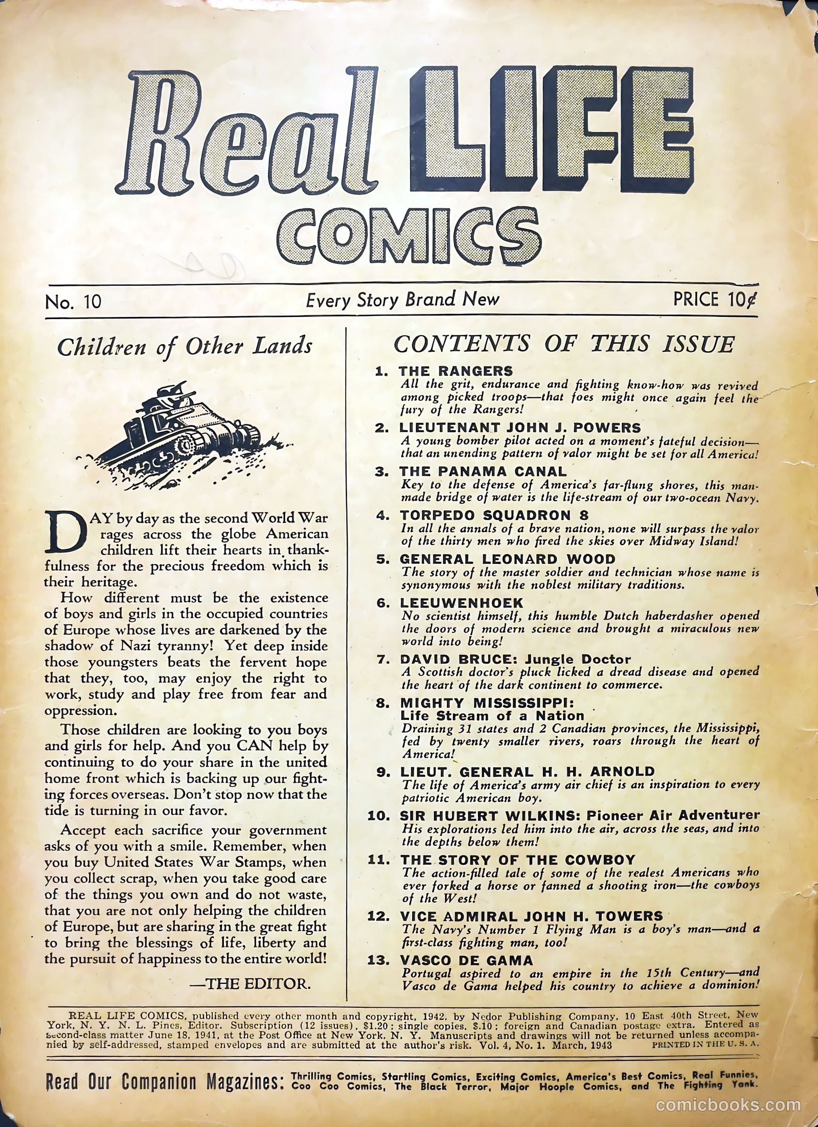 Real Adventure Comics #10 — page 2 of 68