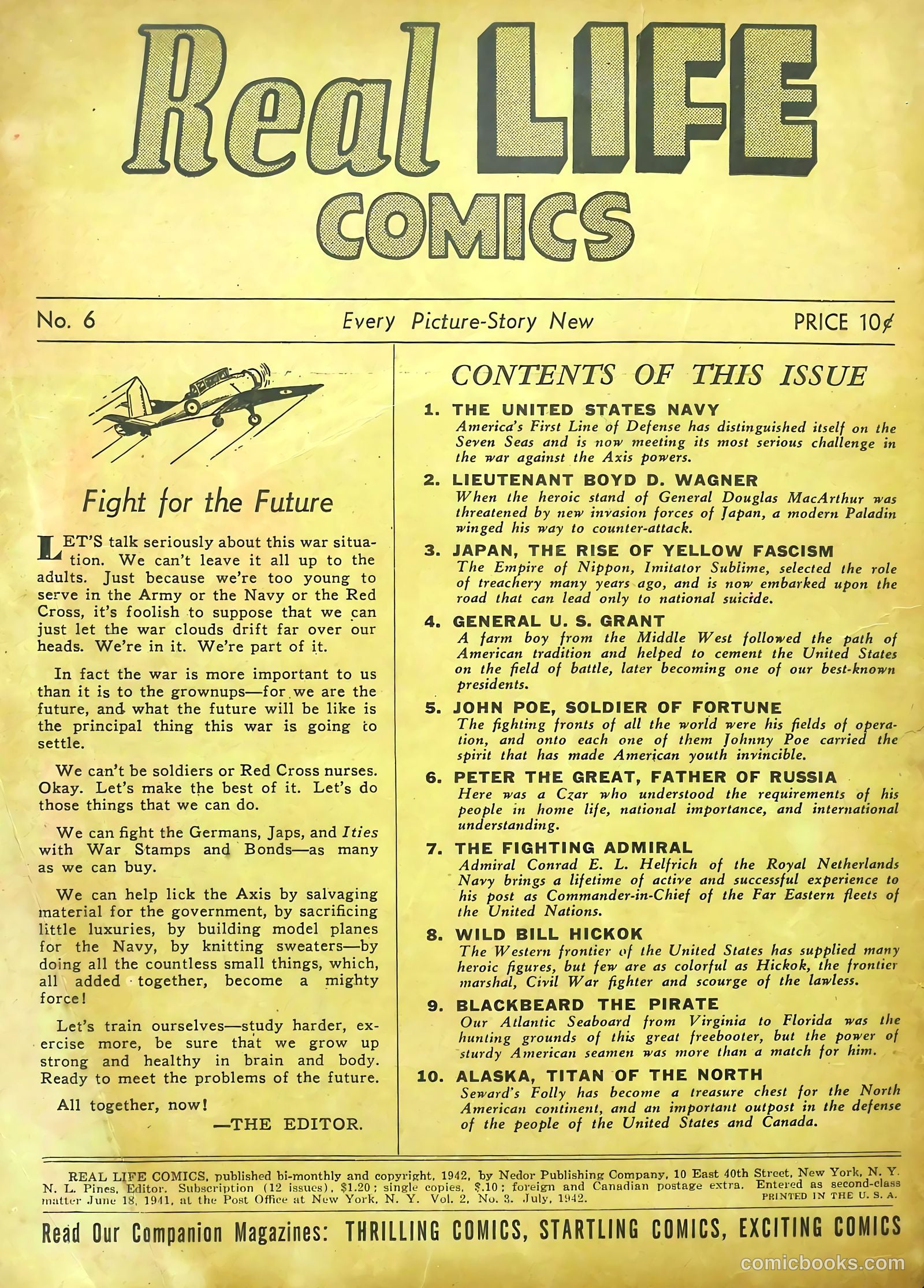 Real Adventure Comics #6 — page 2 of 68