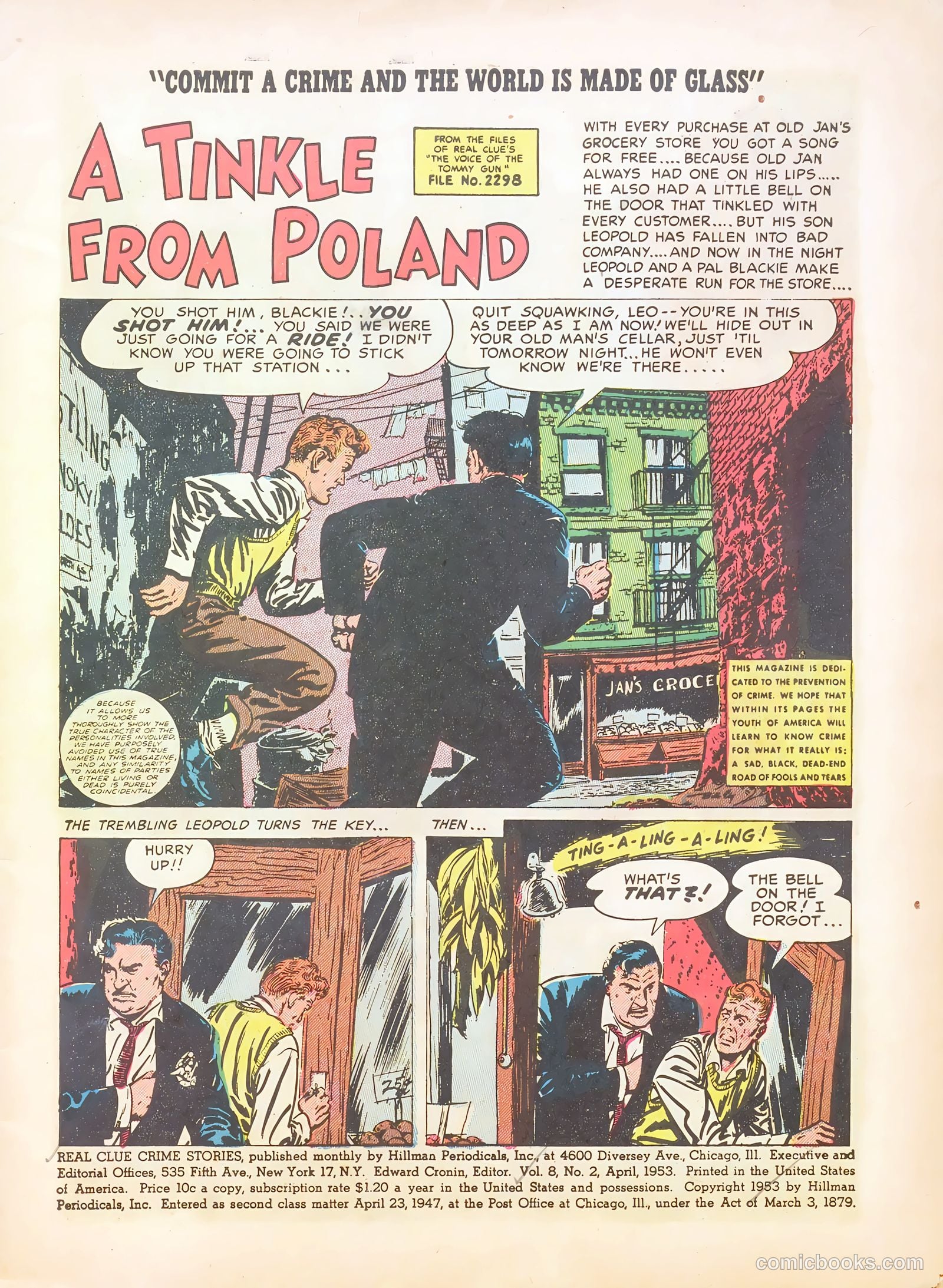 Real Clue Crime Stories #2 — page 3 of 37