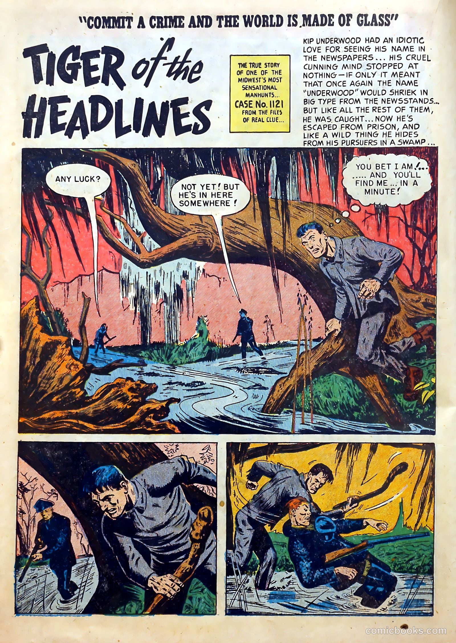 Real Clue Crime Stories #5 — page 30 of 68