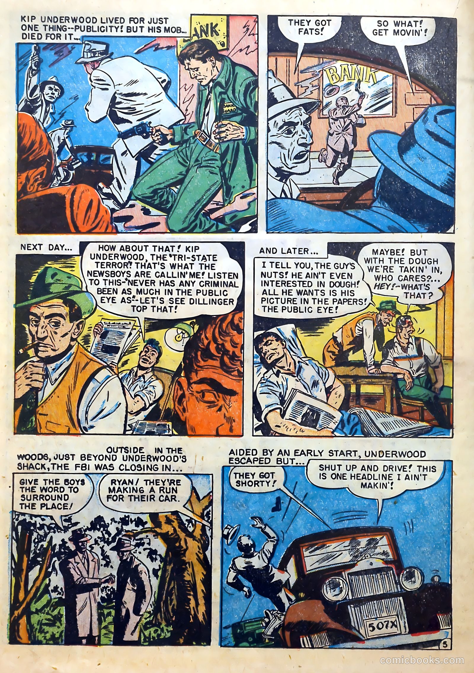 Real Clue Crime Stories #5 — page 34 of 68