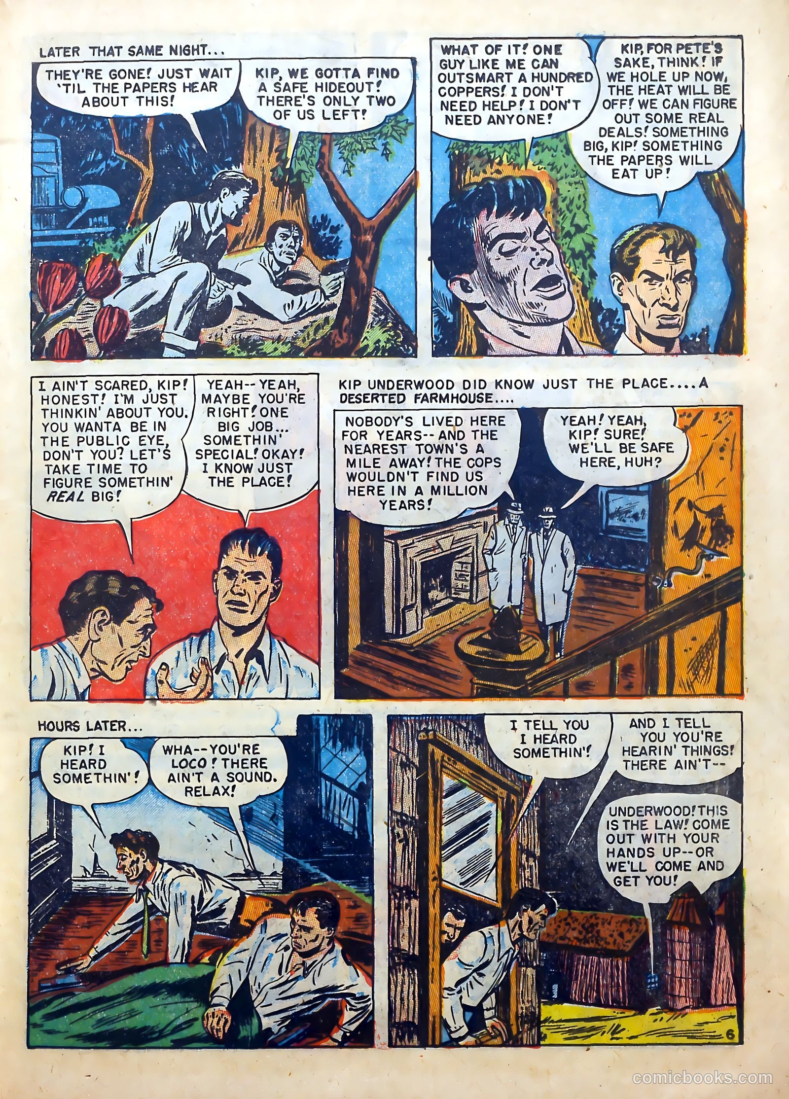 Real Clue Crime Stories #5 — page 35 of 68