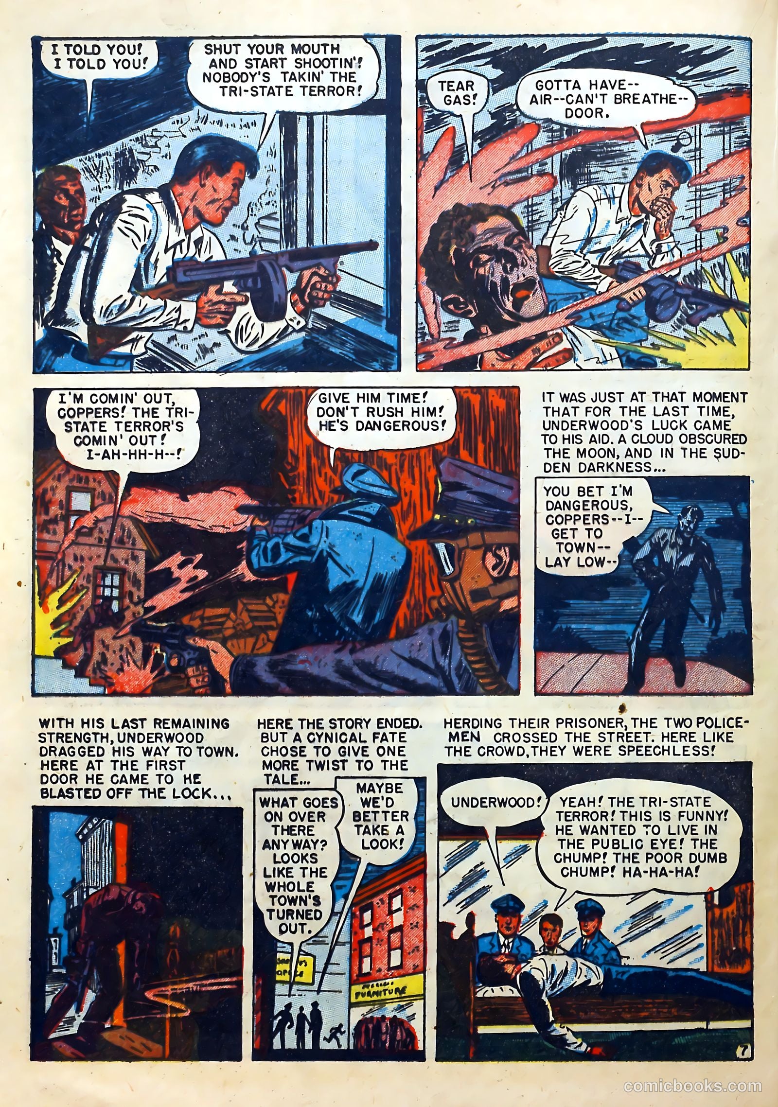 Real Clue Crime Stories #5 — page 36 of 68