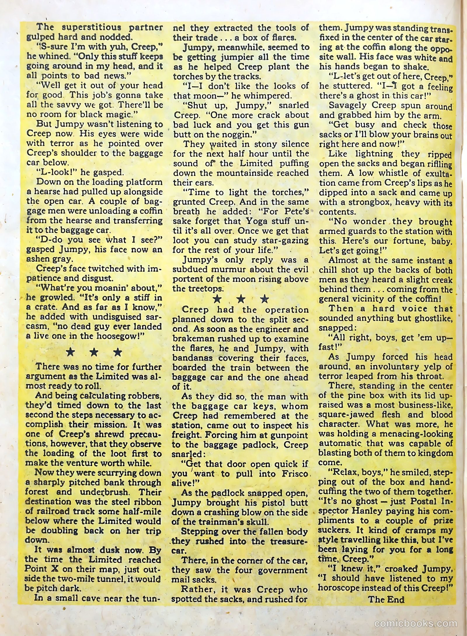 Real Clue Crime Stories #5 — page 38 of 68