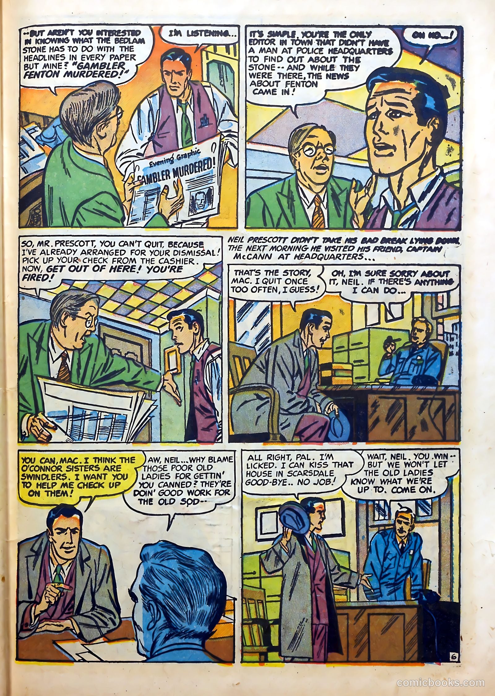 Real Clue Crime Stories #5 — page 55 of 68