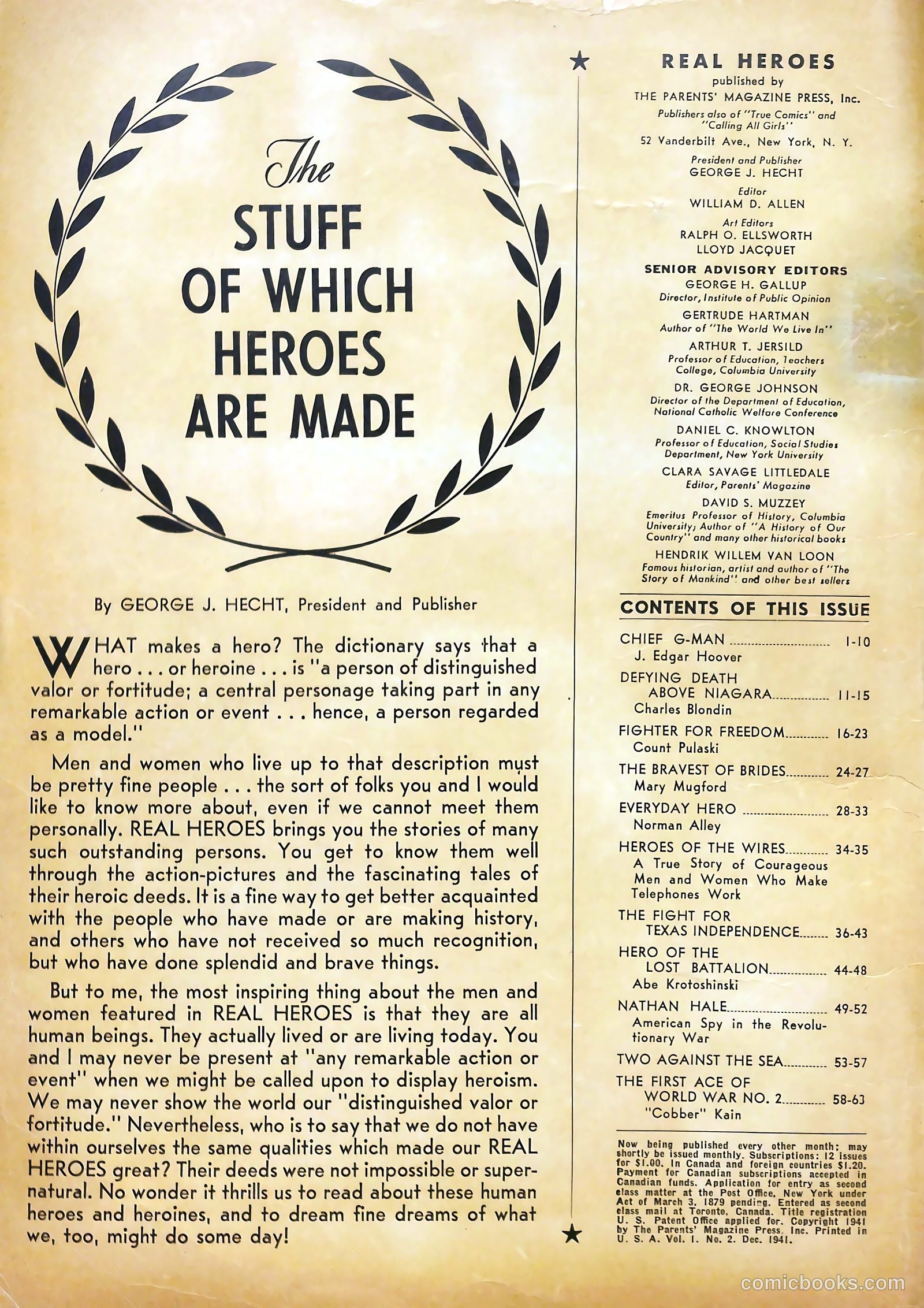 Real Heroes #2 — page 2 of 69