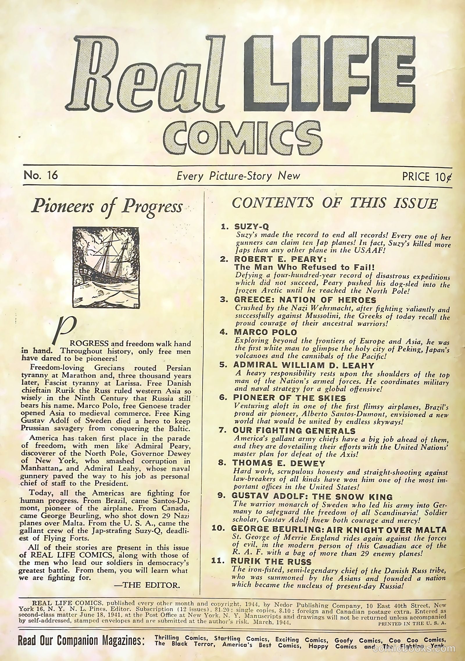 Real Life Comics #16 — page 2 of 60
