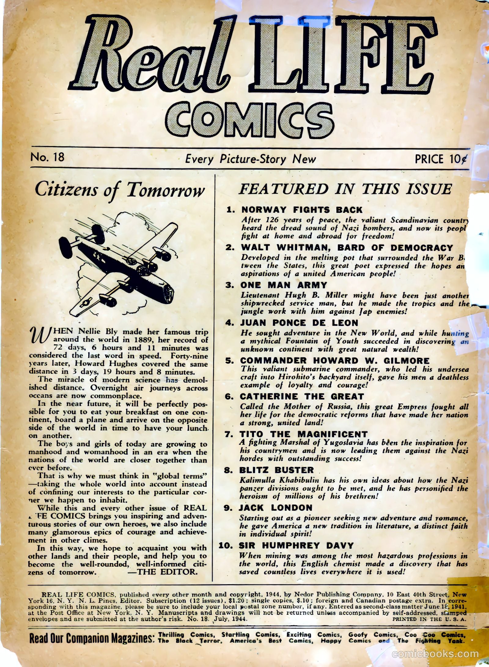 Real Life Comics #18 — page 2 of 52