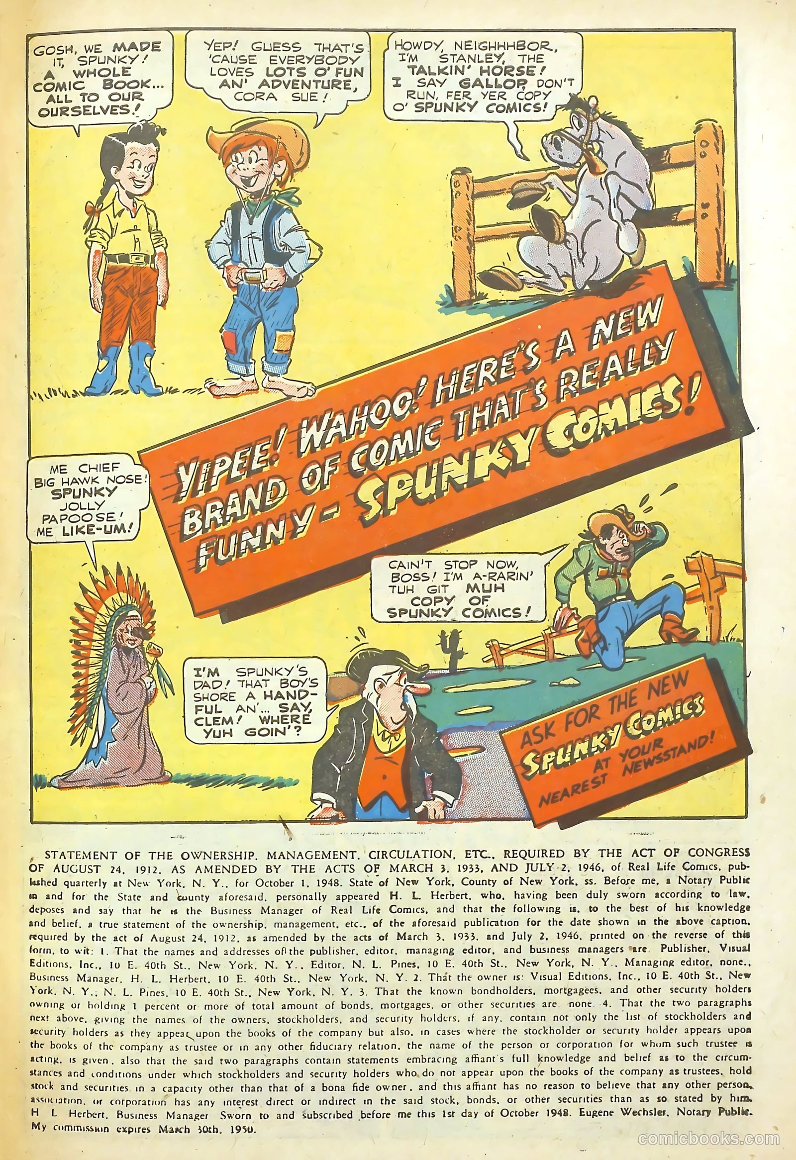 Real Life Comics #48 — page 27 of 36