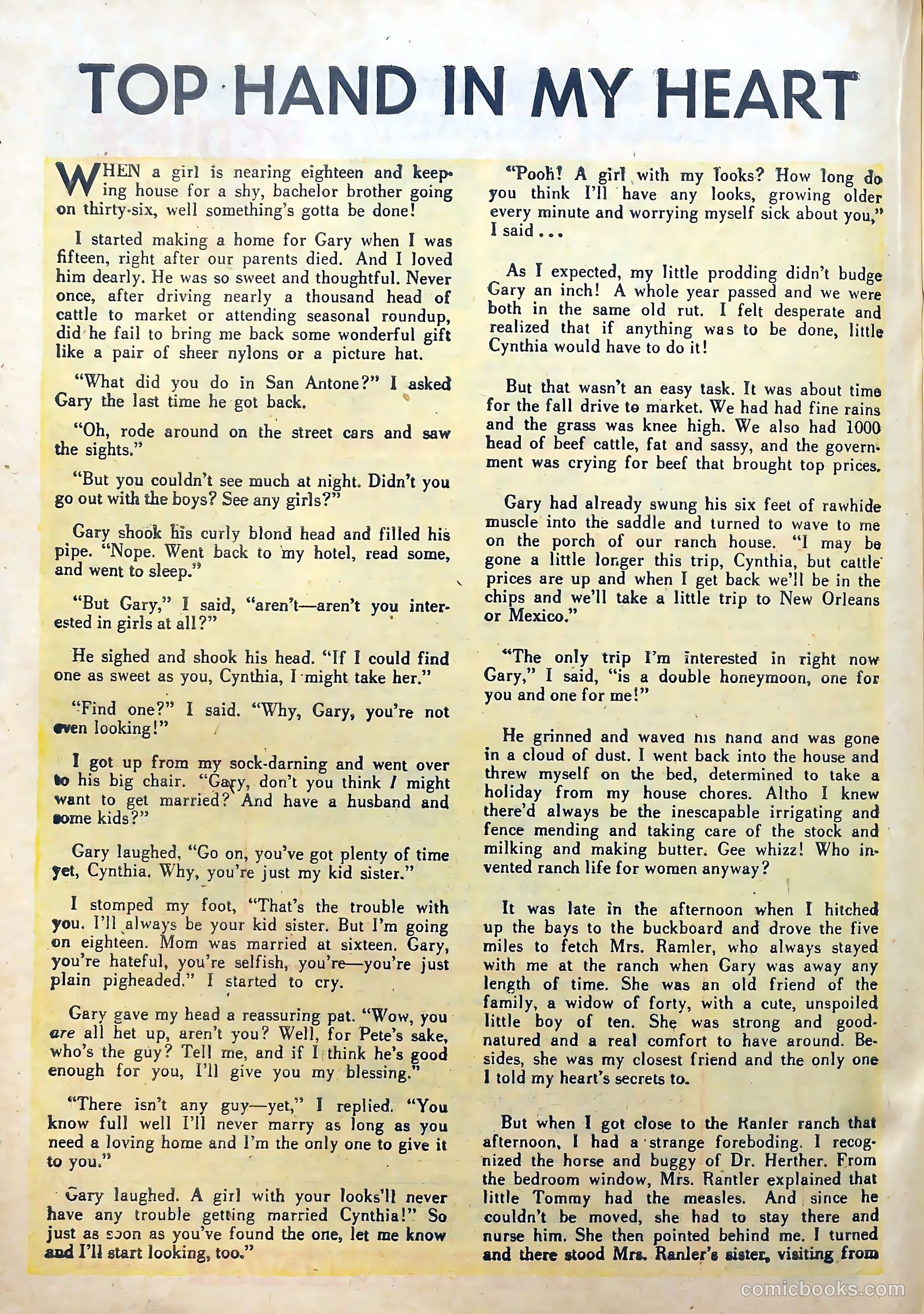 Real Romances #4 — page 30 of 52