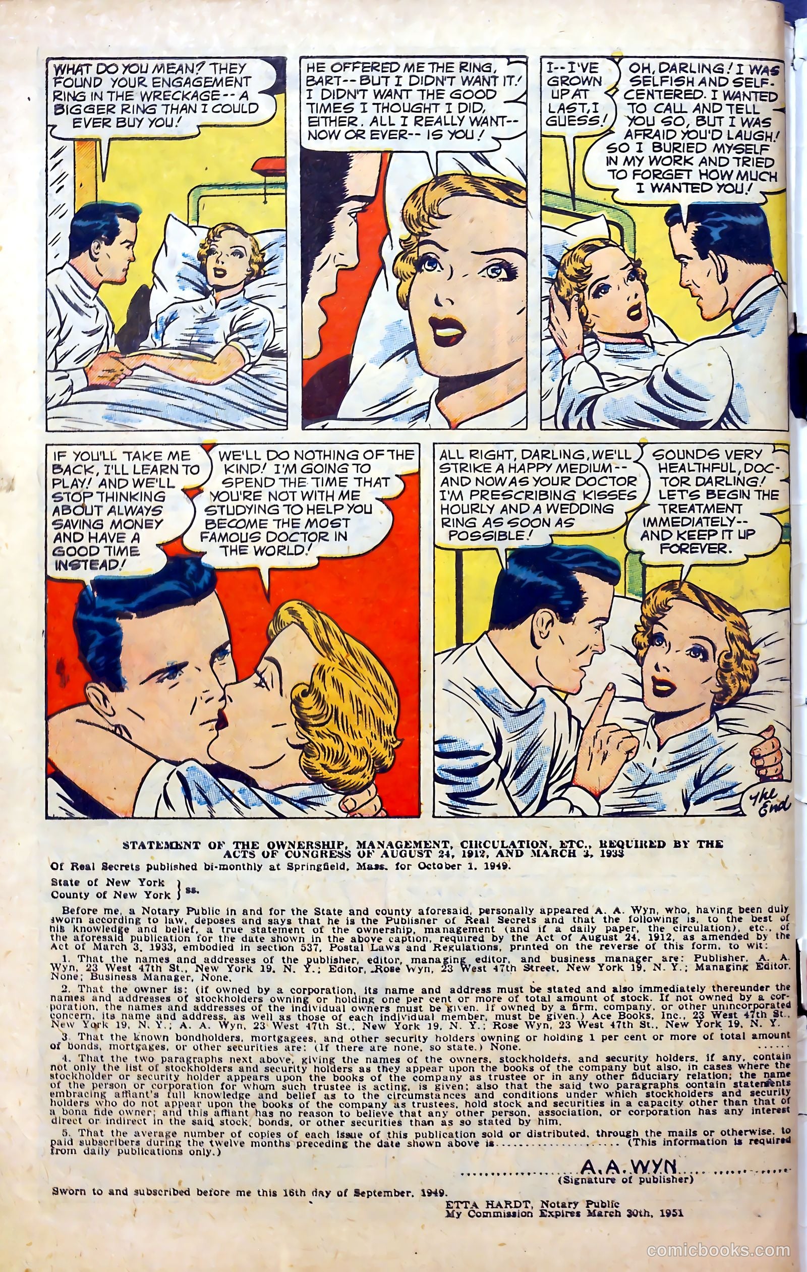 Real Secrets #4 — page 50 of 52