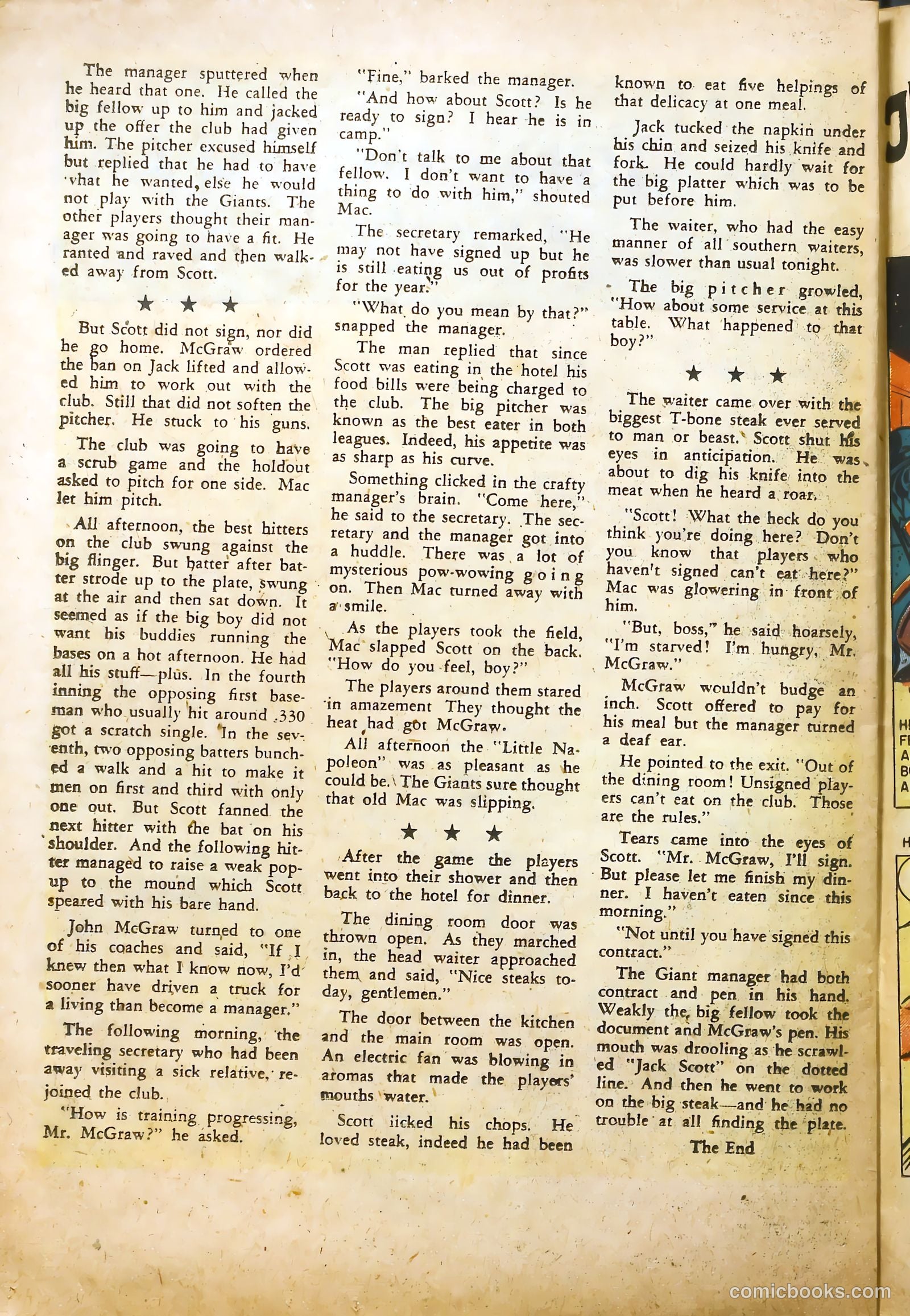 Real Sports Comics #1 — page 34 of 53