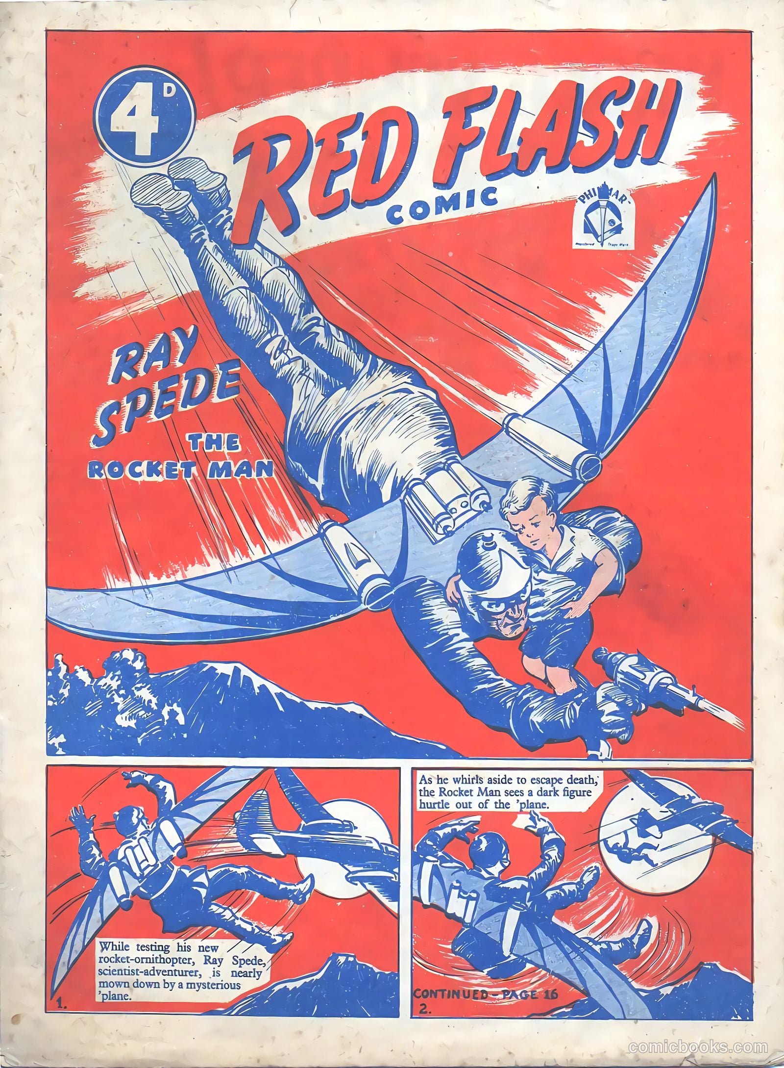 Red Flash Comic #1 — page 1 of 17
