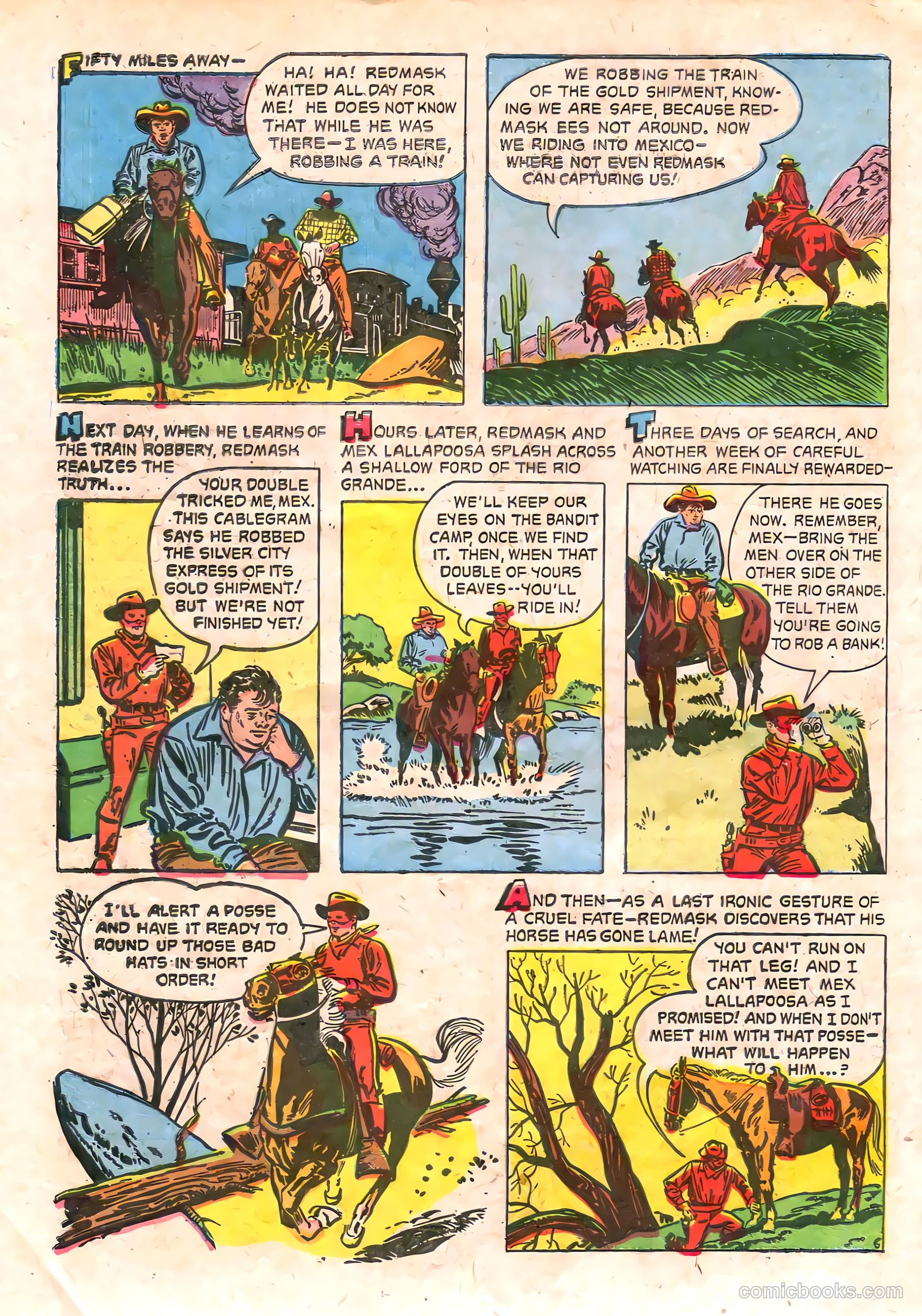 Red Mask #52 — page 32 of 36