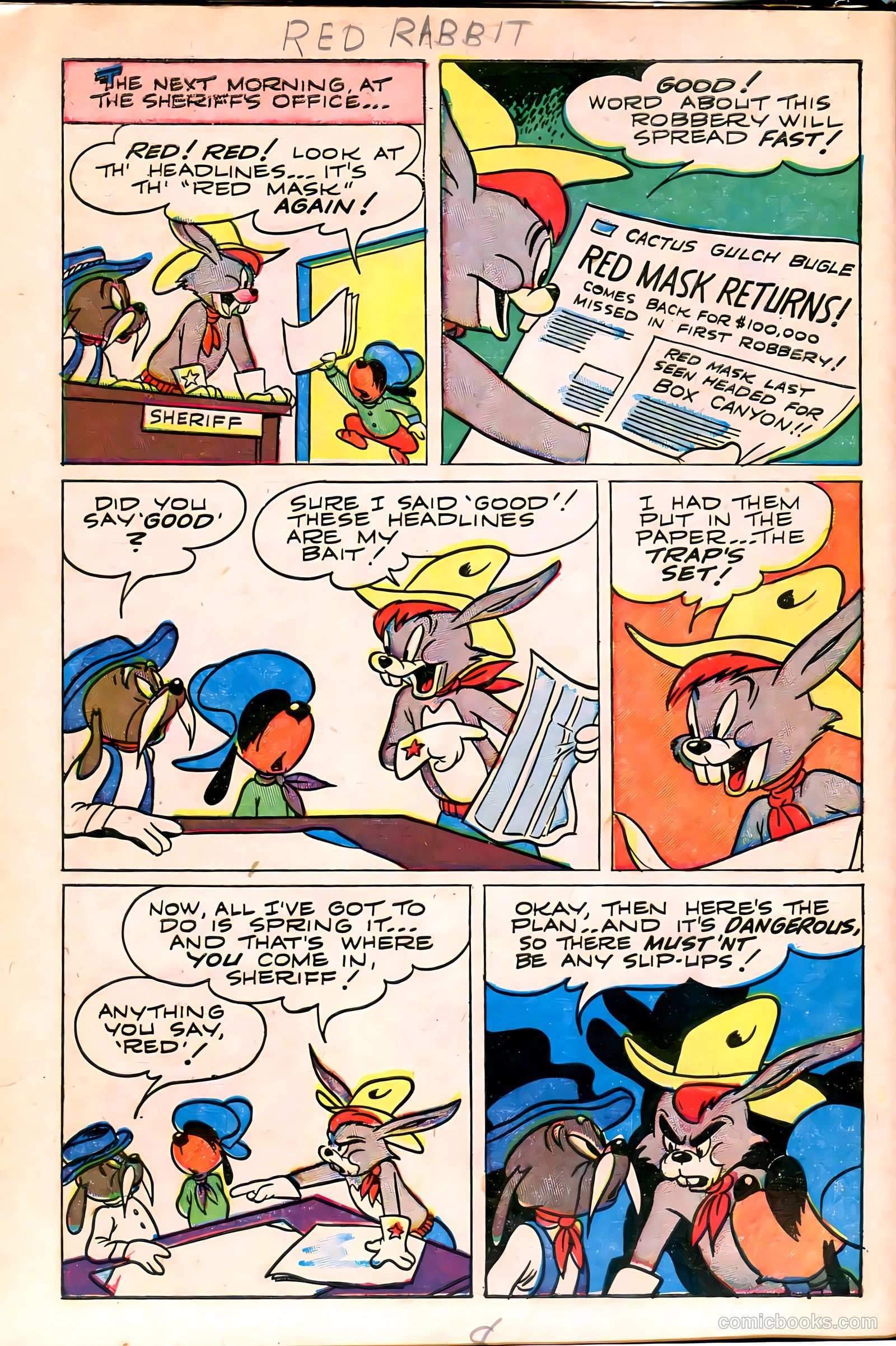 "Red" Rabbit Comics #11 — page 10 of 36