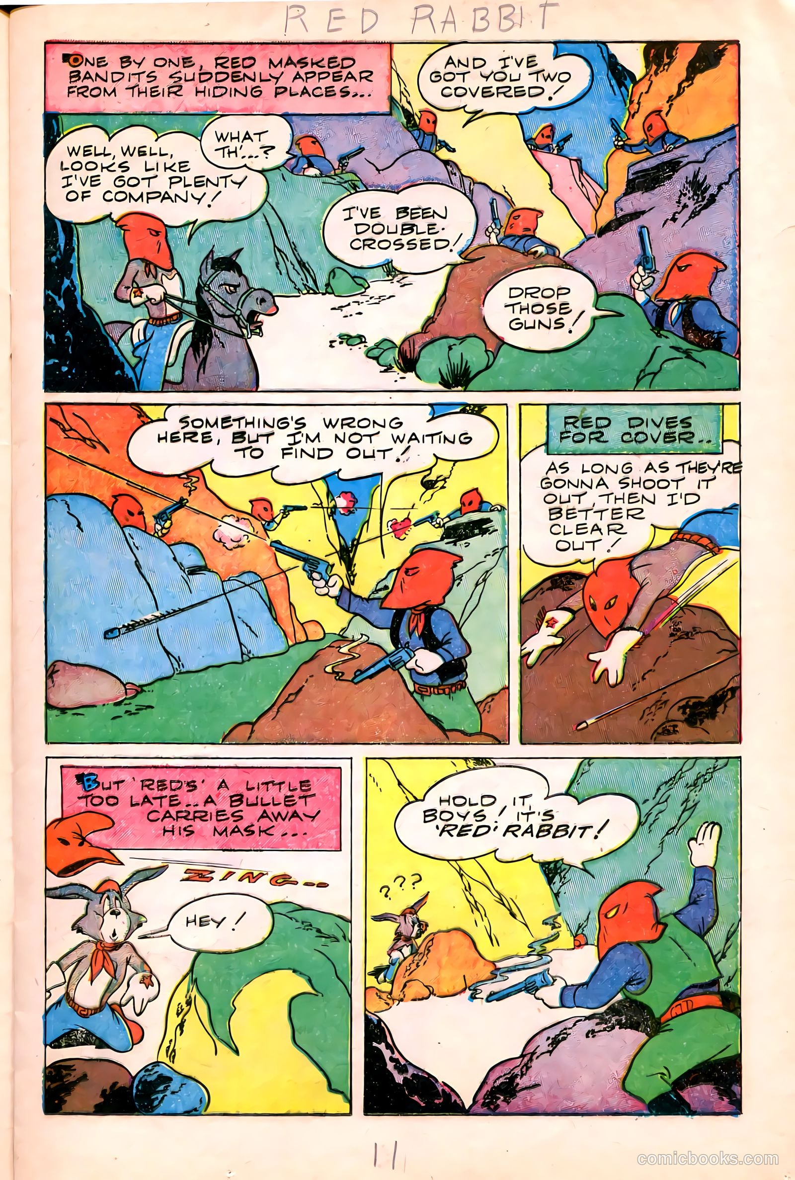 "Red" Rabbit Comics #11 — page 13 of 36