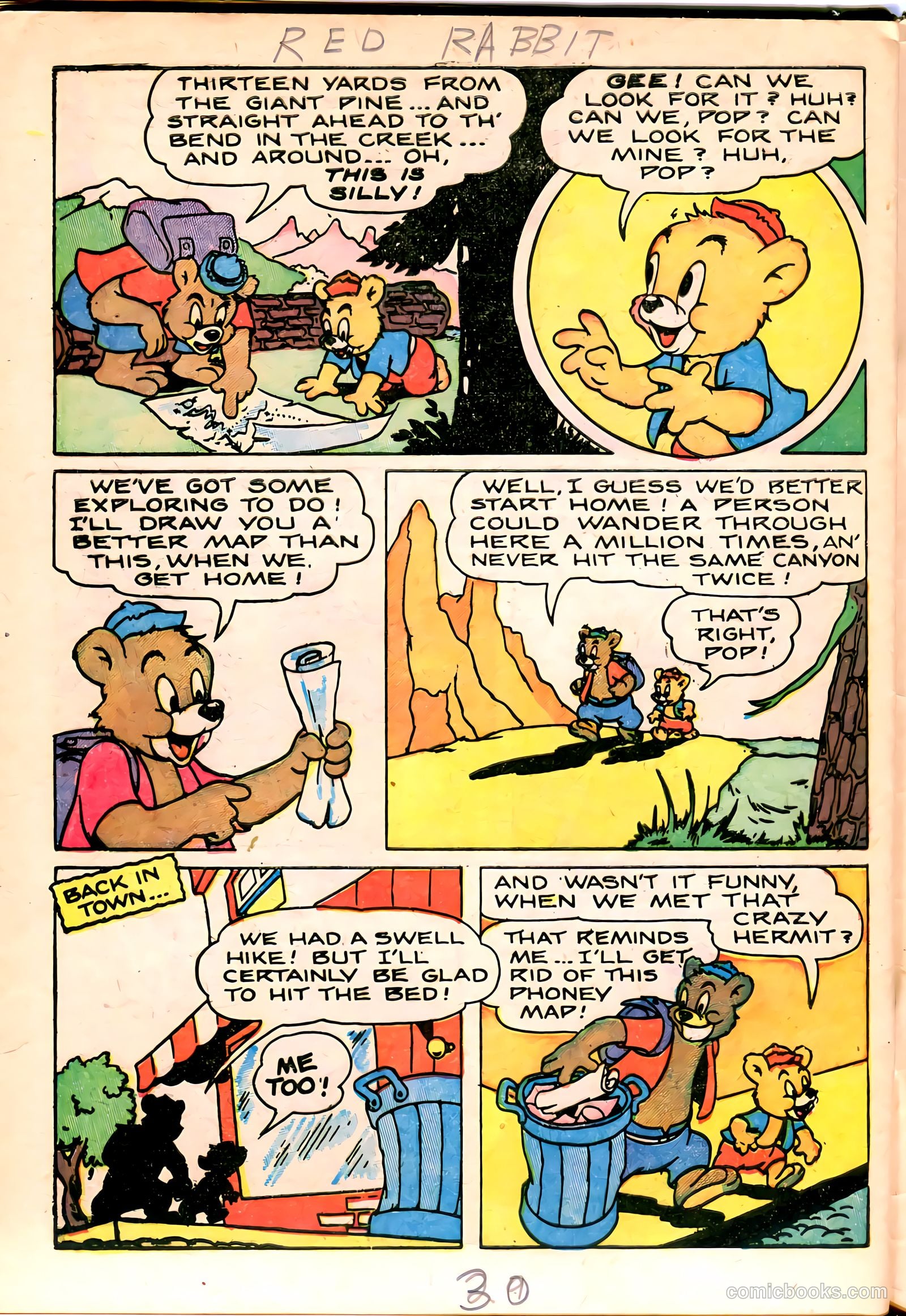 "Red" Rabbit Comics #11 — page 32 of 36