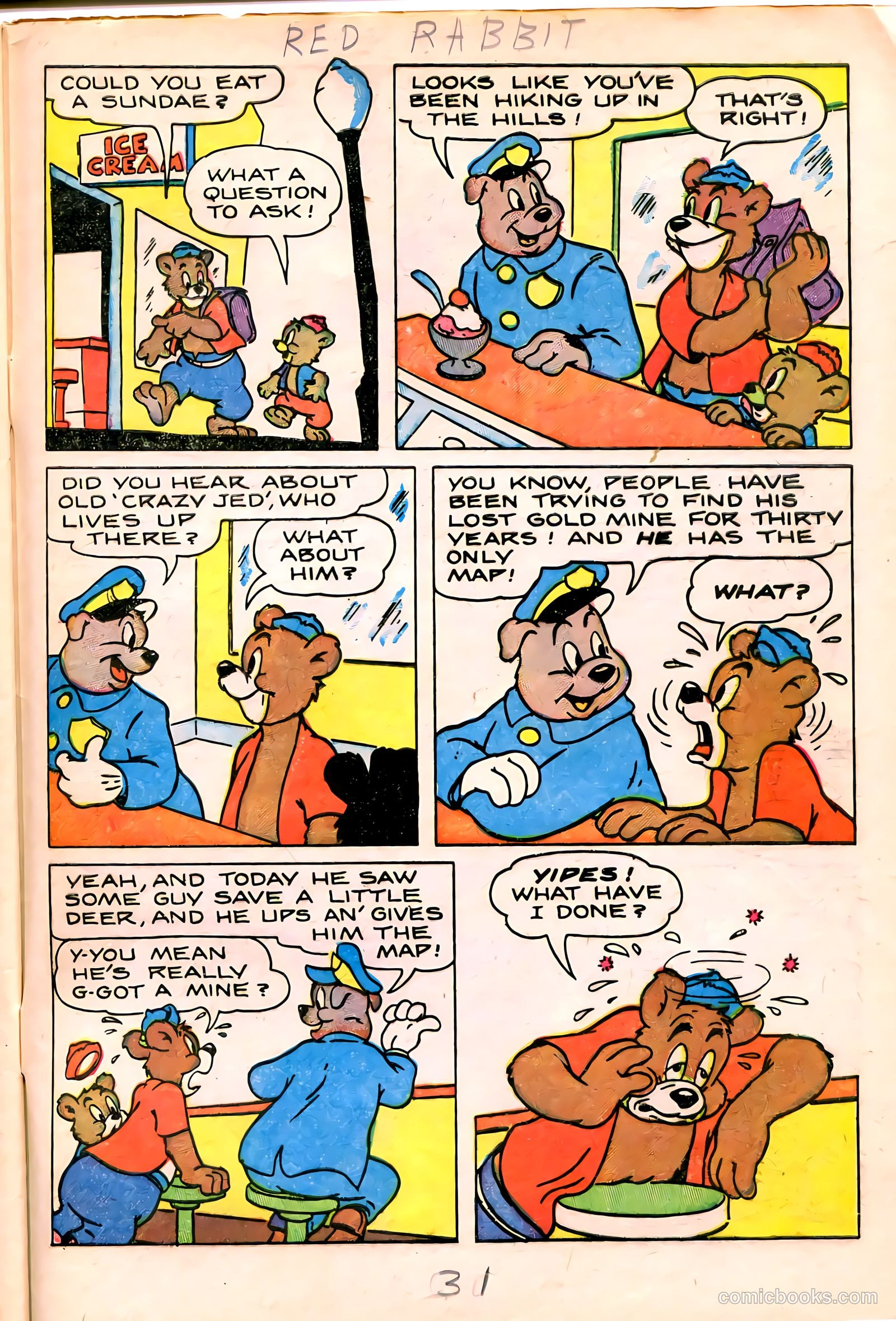 "Red" Rabbit Comics #11 — page 33 of 36