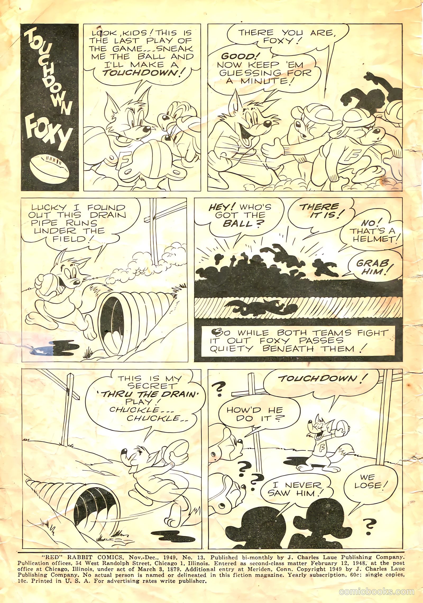 "Red" Rabbit Comics #13 — page 2 of 36
