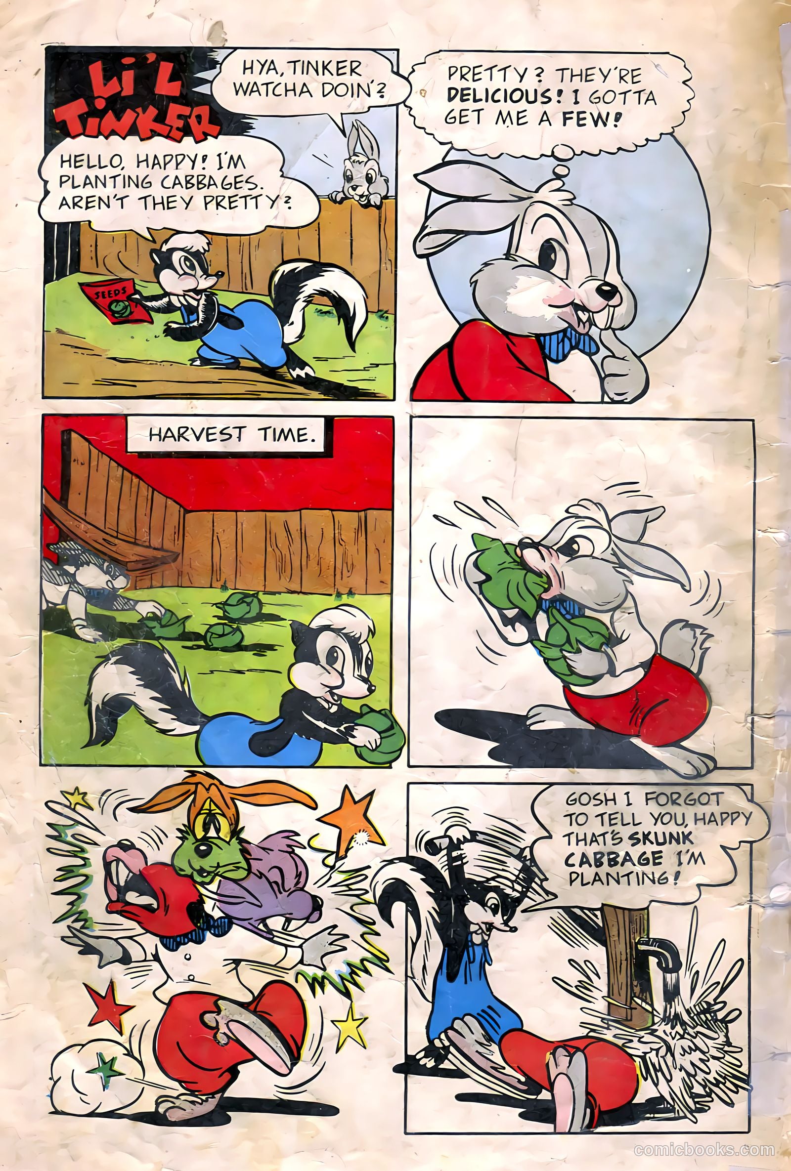"Red" Rabbit Comics #13 — page 36 of 36