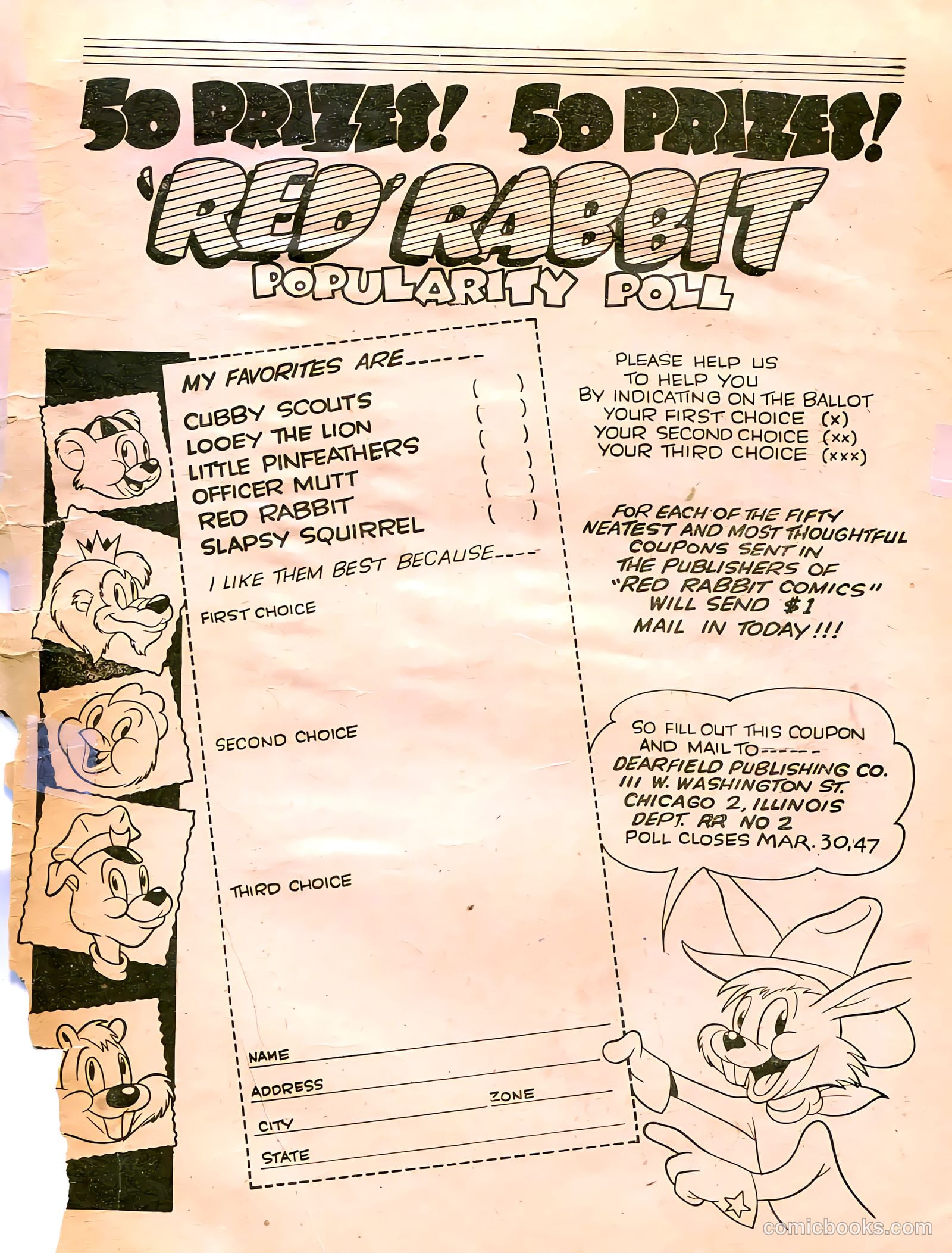"Red" Rabbit Comics #2 — page 47 of 48