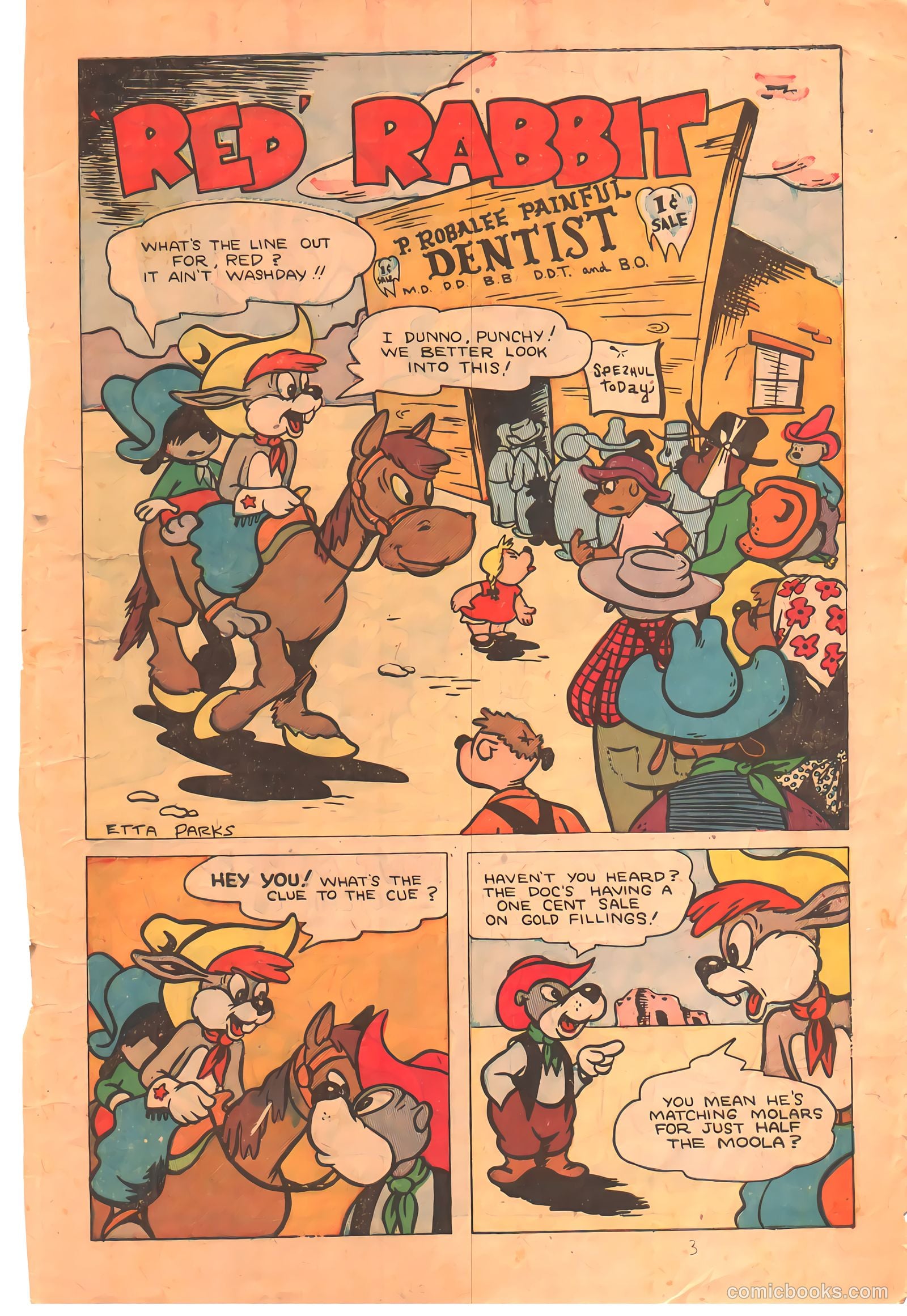 "Red" Rabbit Comics #20 — page 3 of 36