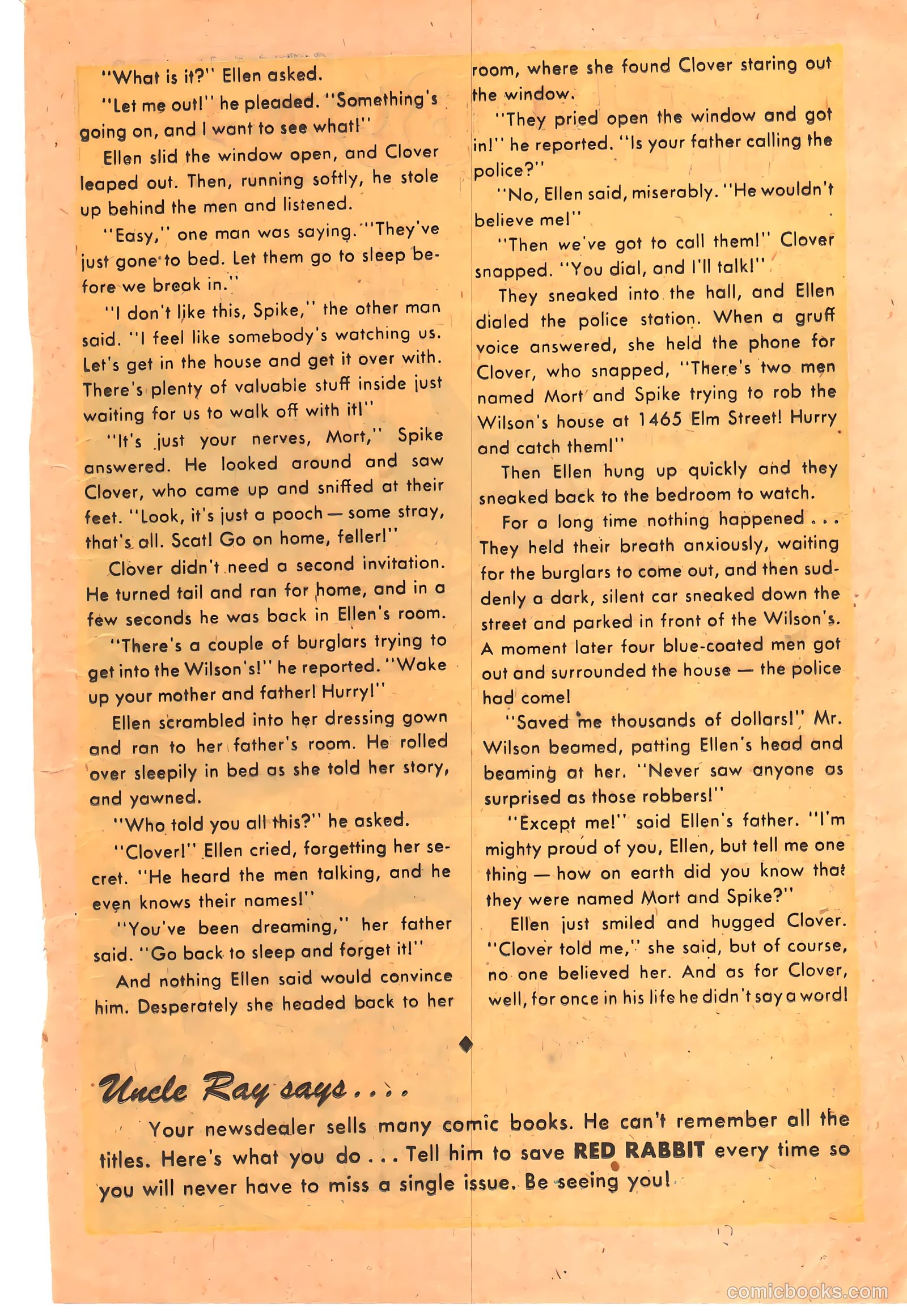 "Red" Rabbit Comics #20 — page 17 of 36