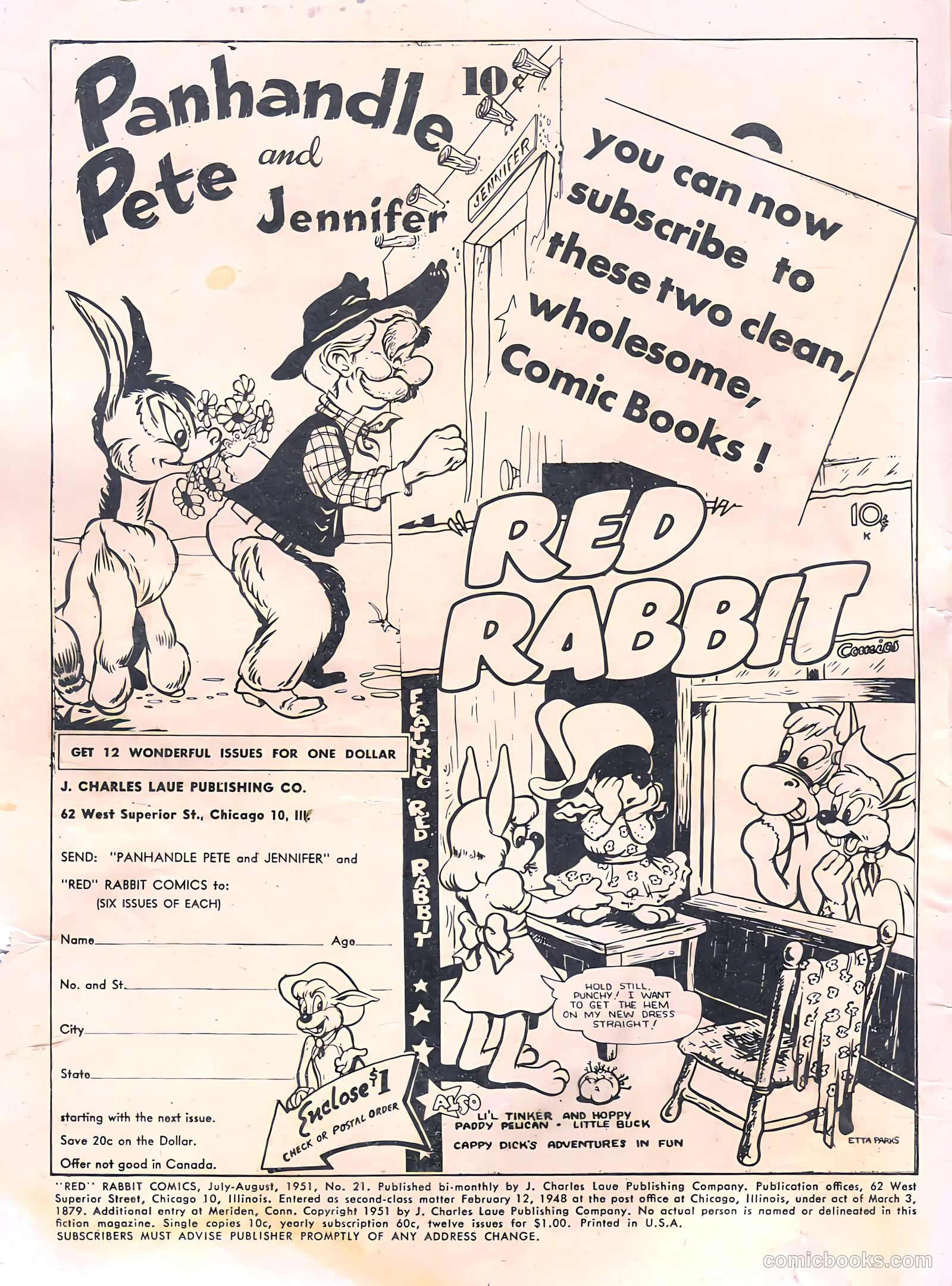 "Red" Rabbit Comics #21 — page 2 of 36