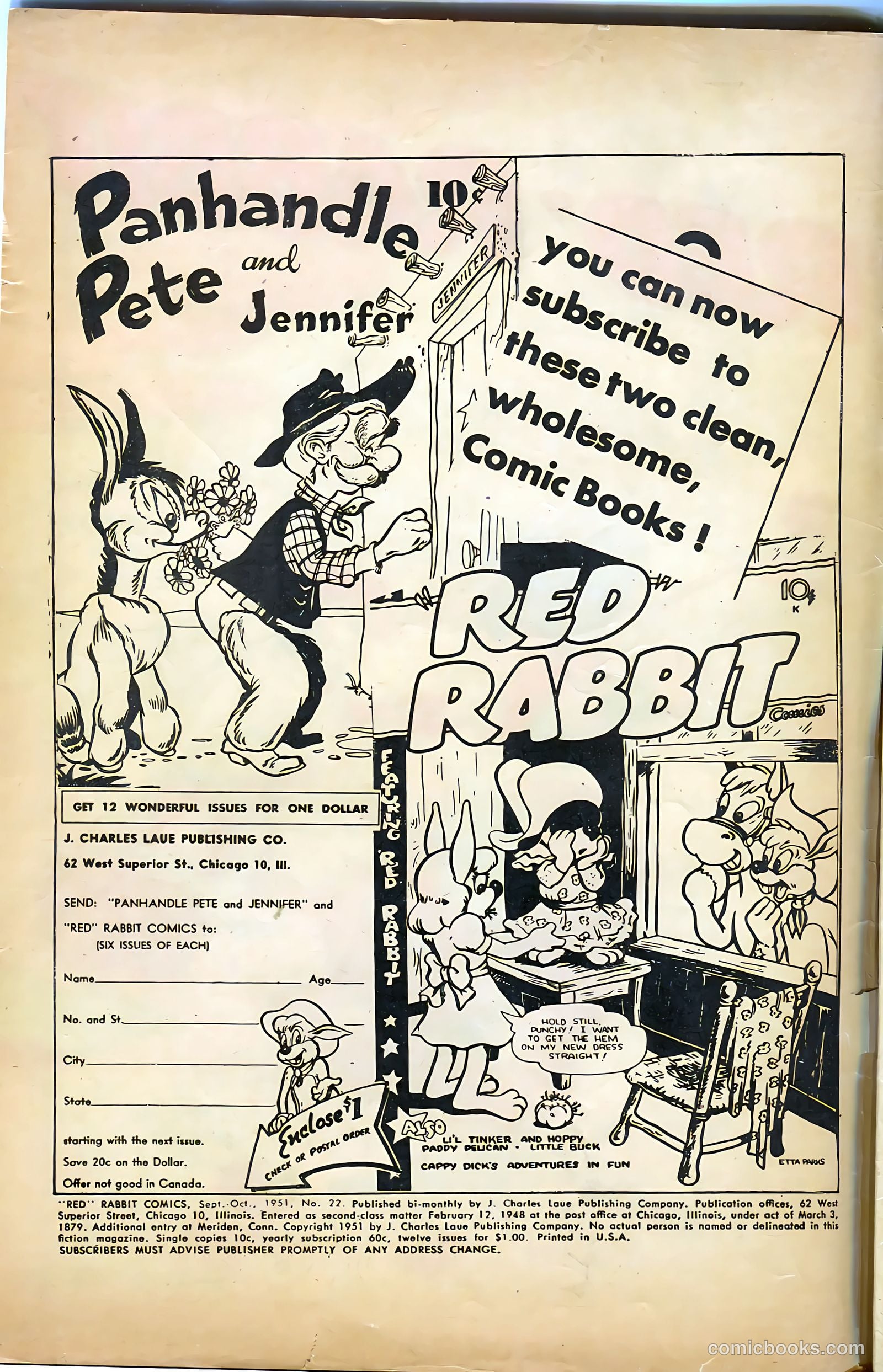 "Red" Rabbit Comics #22 — page 2 of 36