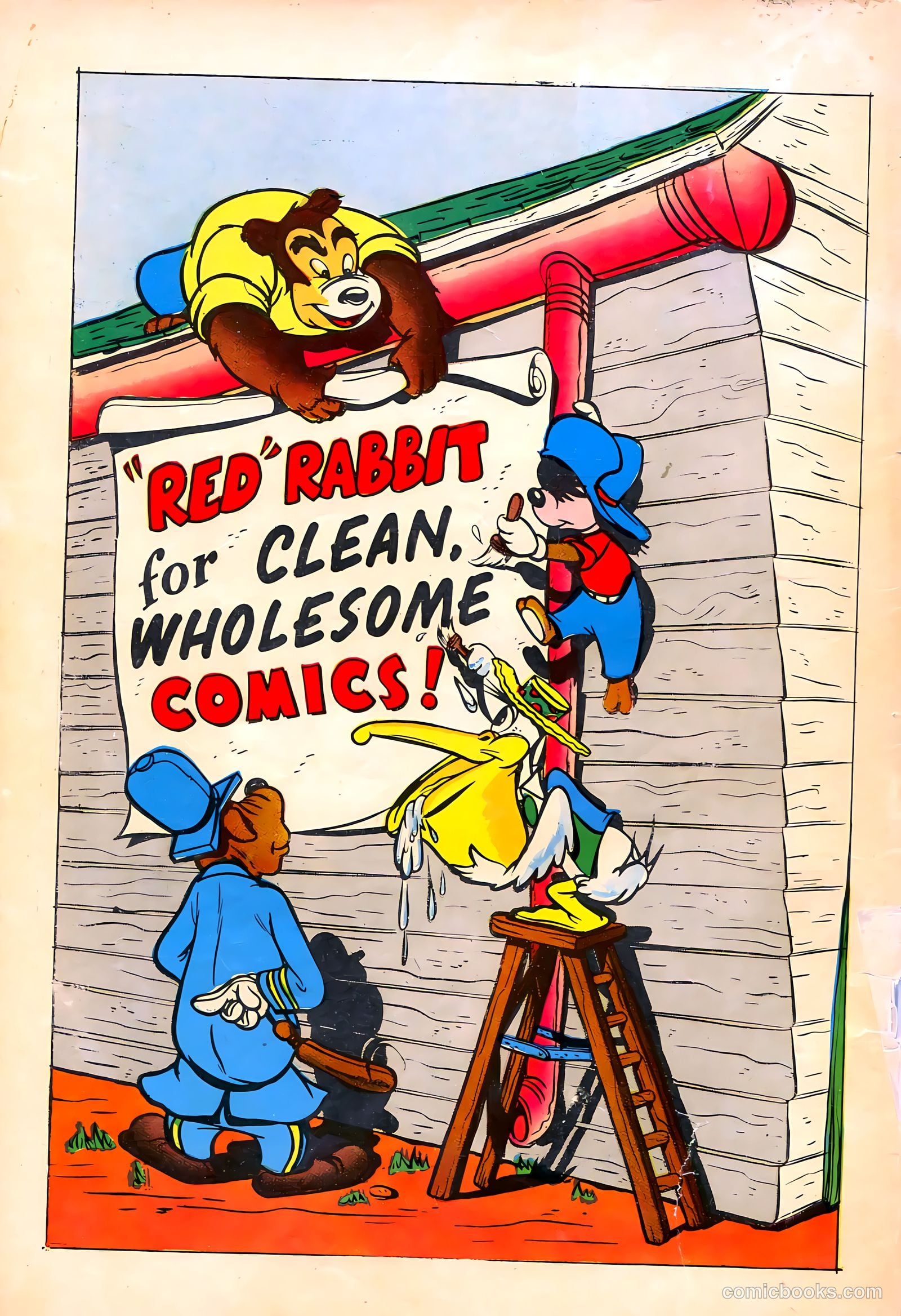 "Red" Rabbit Comics #22 — page 36 of 36