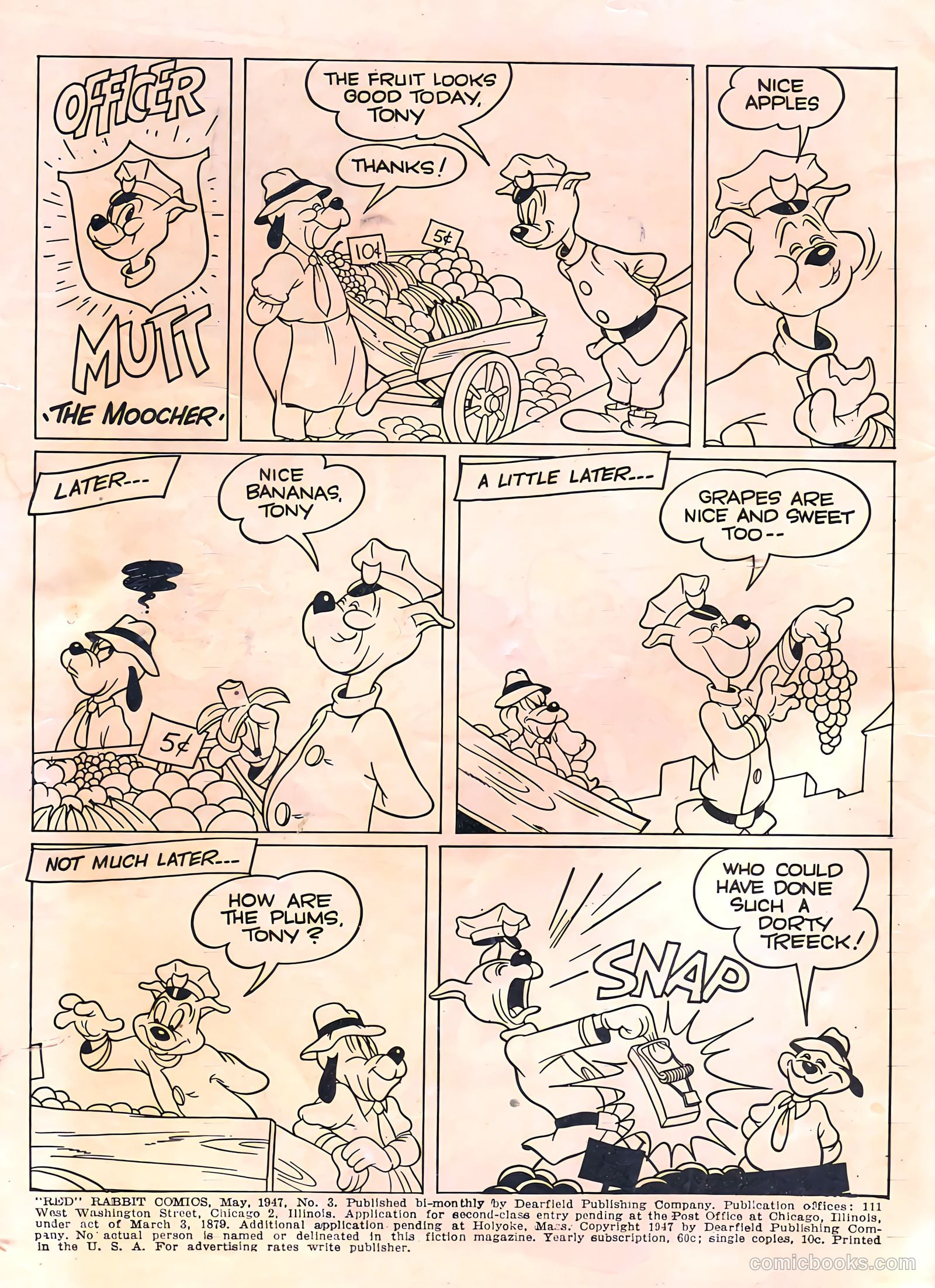 "Red" Rabbit Comics #3 — page 2 of 52