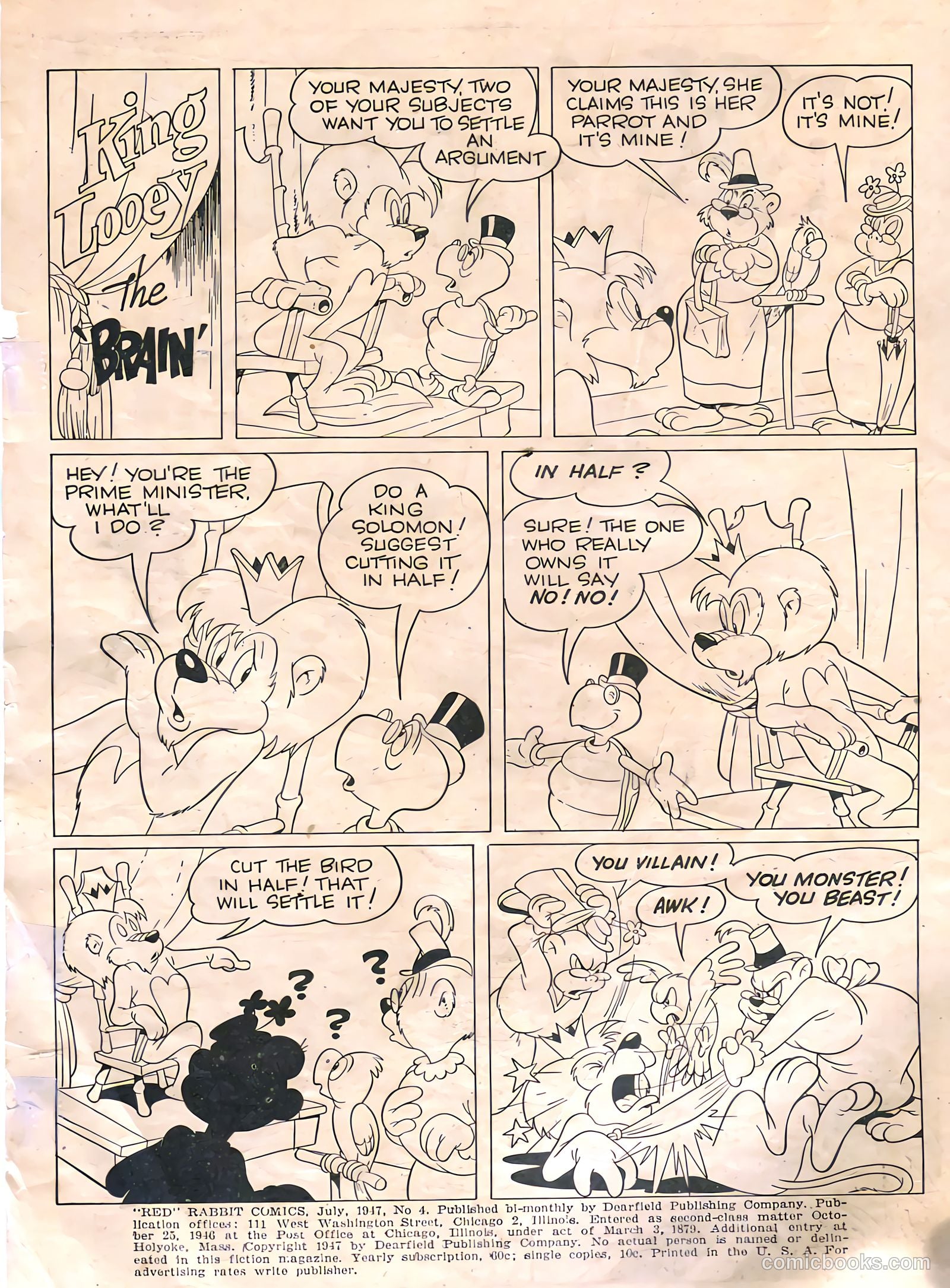 "Red" Rabbit Comics #4 — page 2 of 52