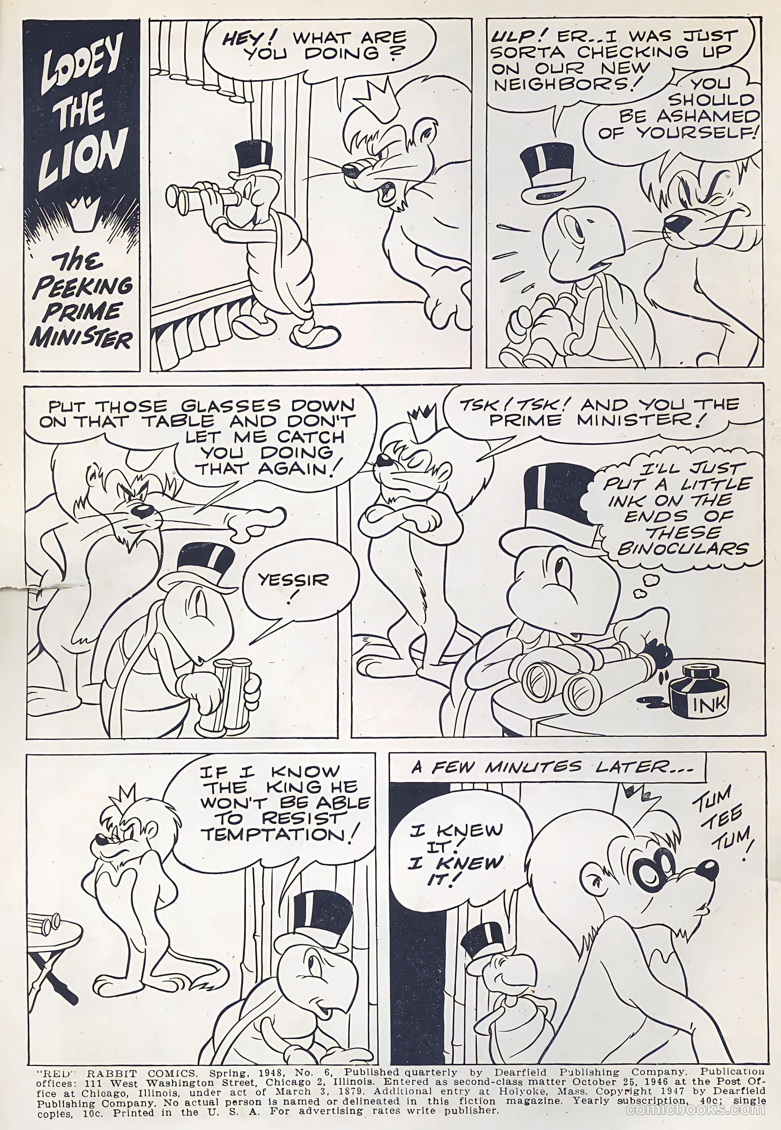 "Red" Rabbit Comics #6 — page 2 of 47